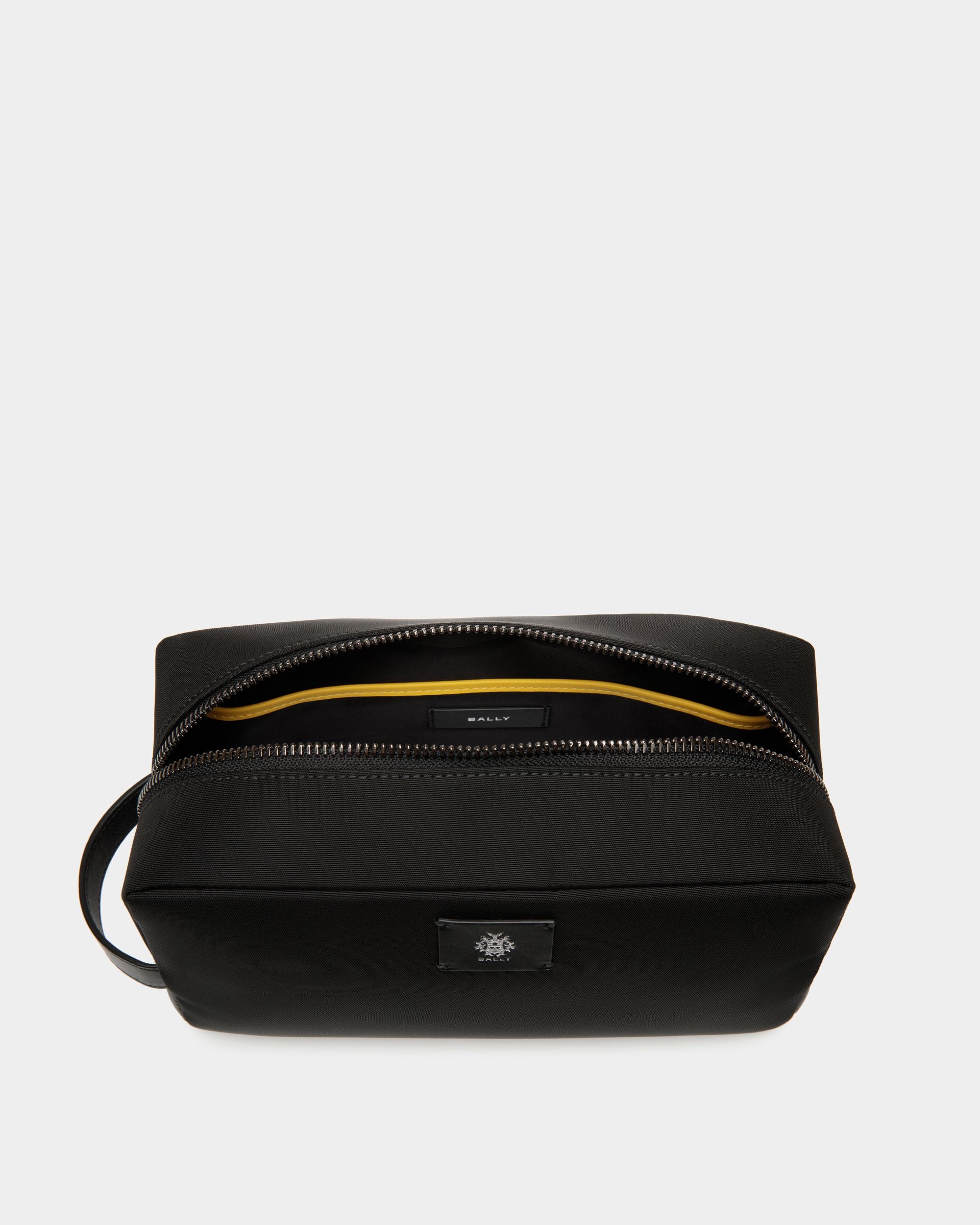 Kulturbeutel Aus Nylon In Schwarz Und Gelb Aus Der Adrien Brody Travel-Kollektion - Herren - Bally - 03