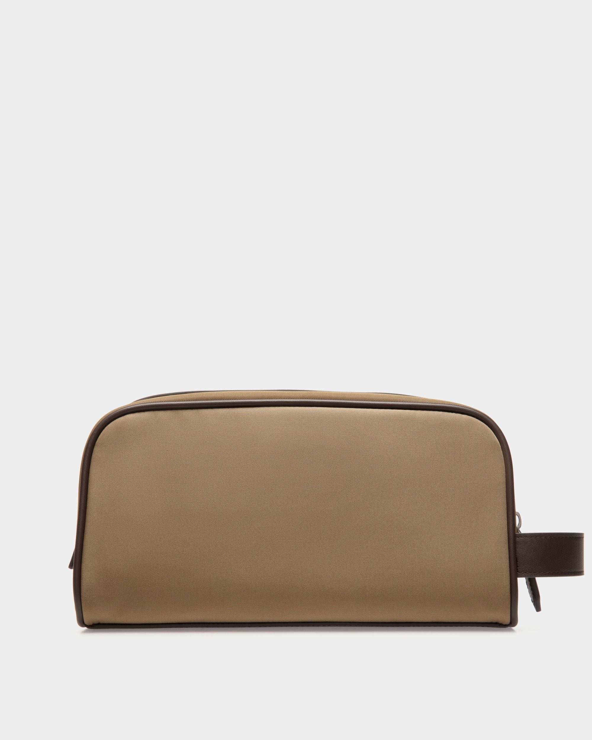Code Kulturbeutel Aus Nylon In Camel - Herren - Bally - 02