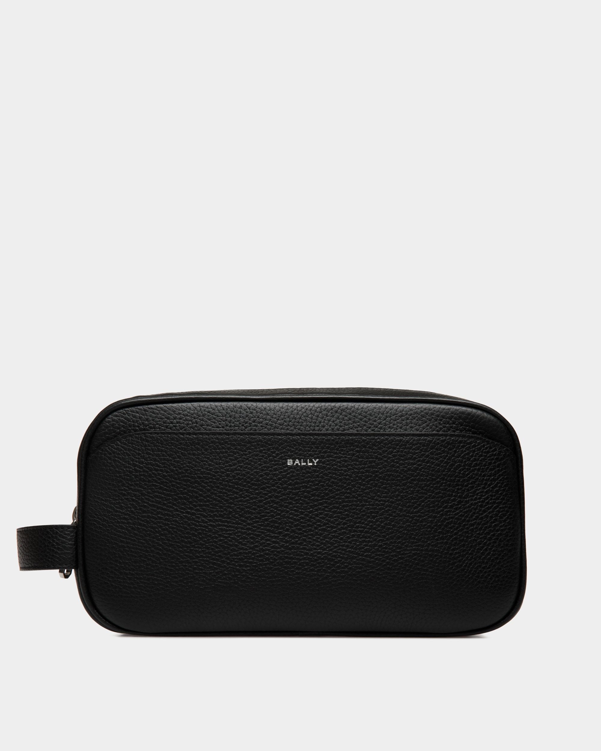 Beauty Case Oeden In Pelle Nera - Uomo - Bally - 01
