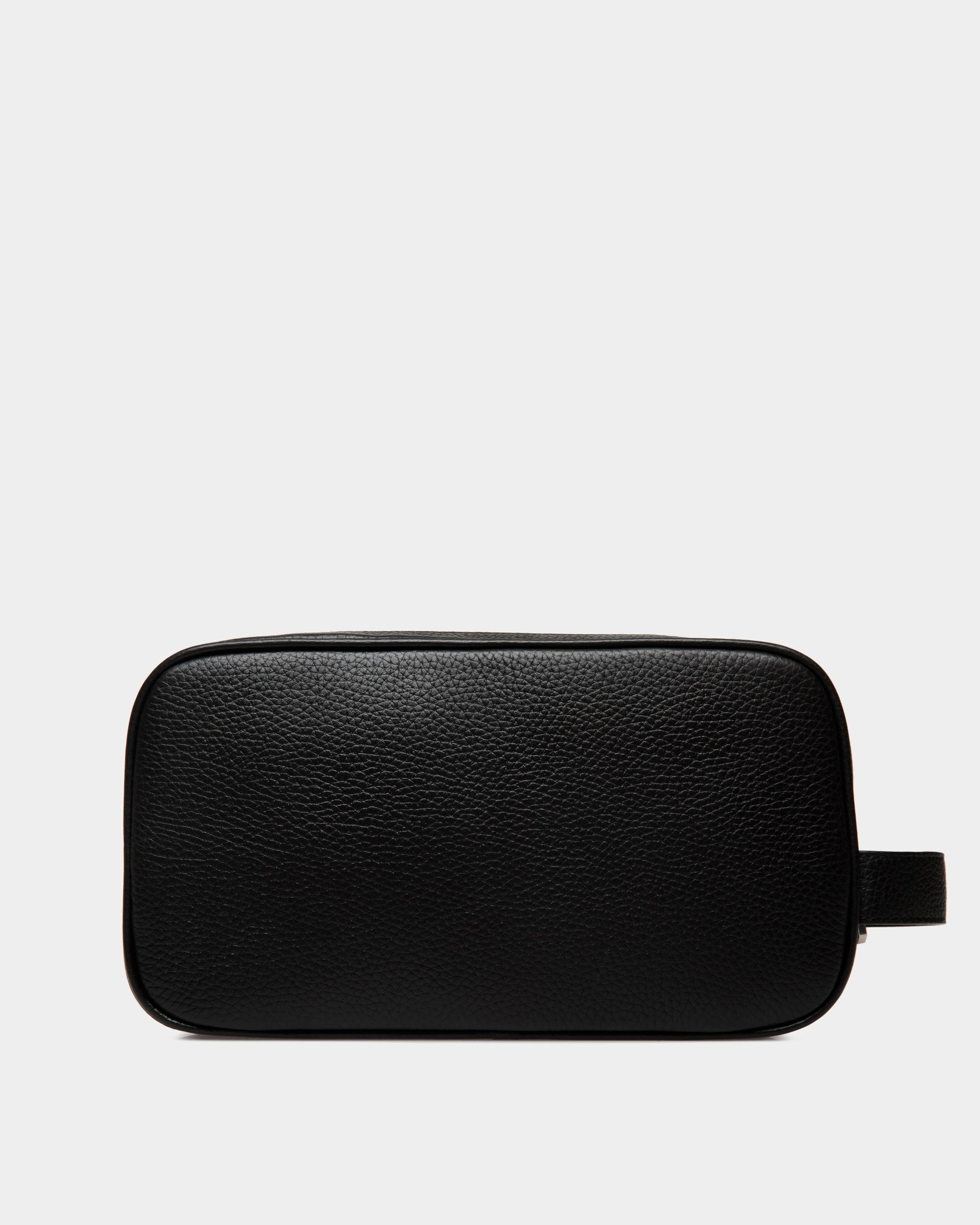 Beauty Case Oeden In Pelle Nera - Uomo - Bally - 02