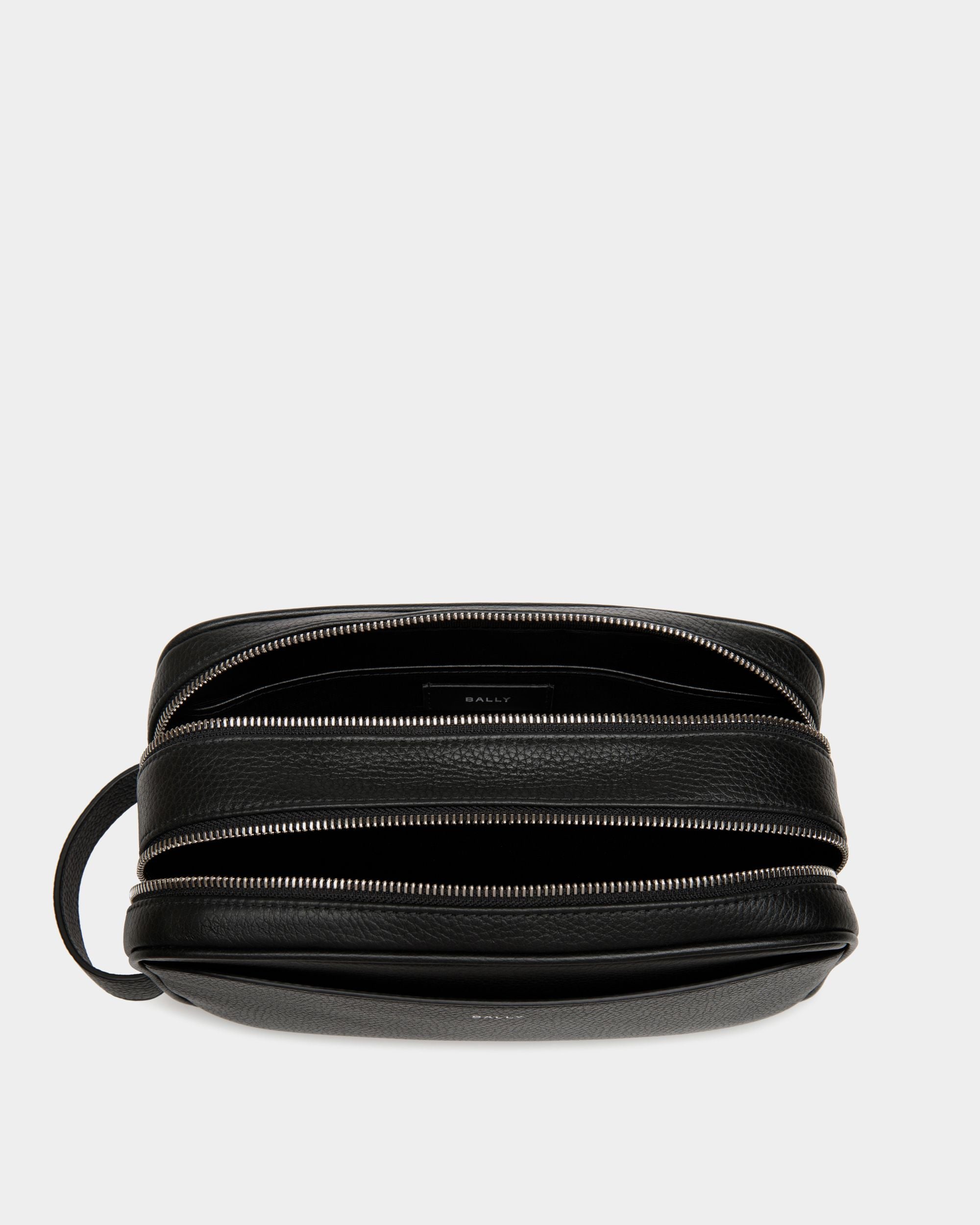 Oeden Kulturbeutel Aus Schwarzem Leder - Homme - Bally - 03