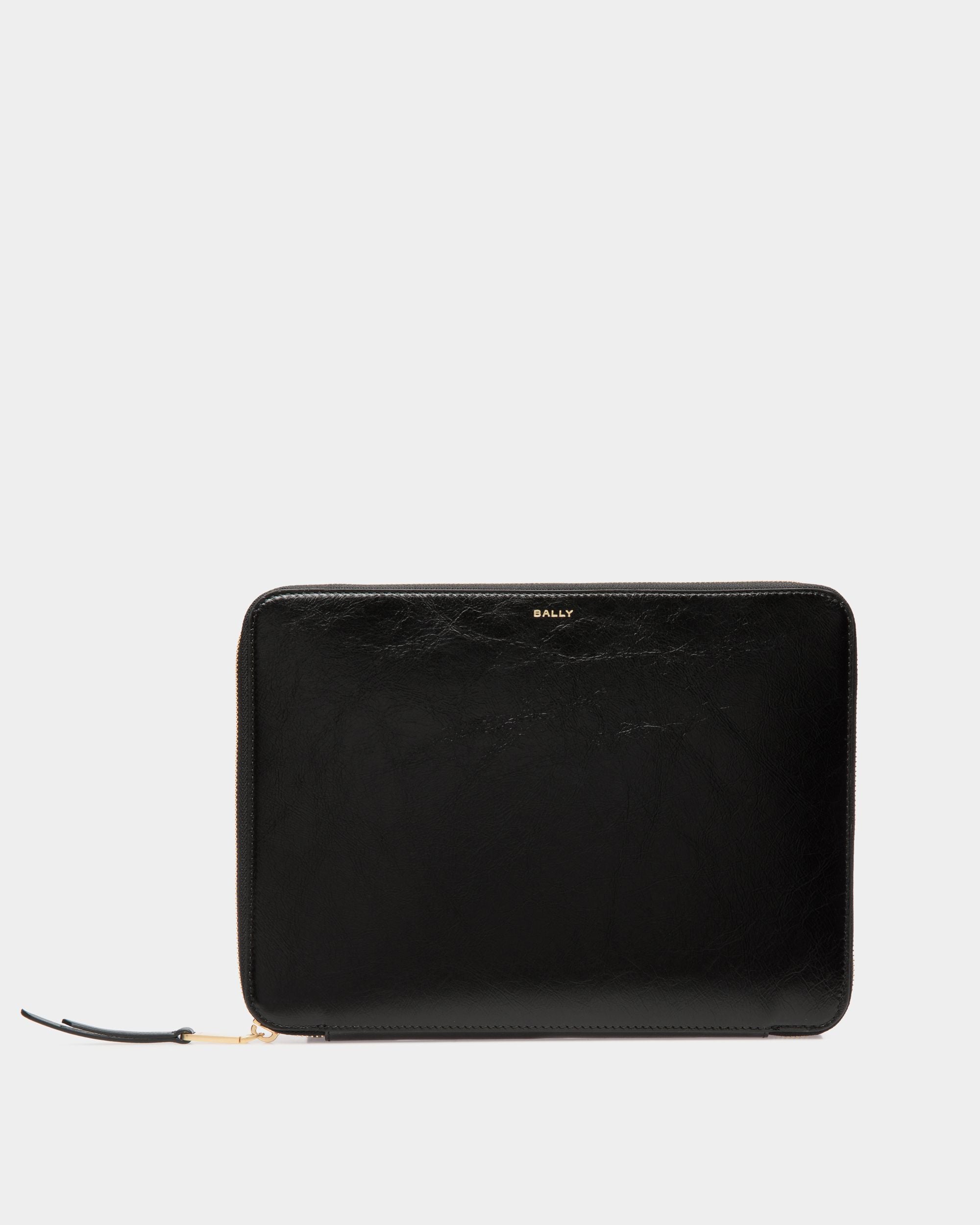 Easy Bally Tablet Case in Black Leather - Men's - Bally - 01