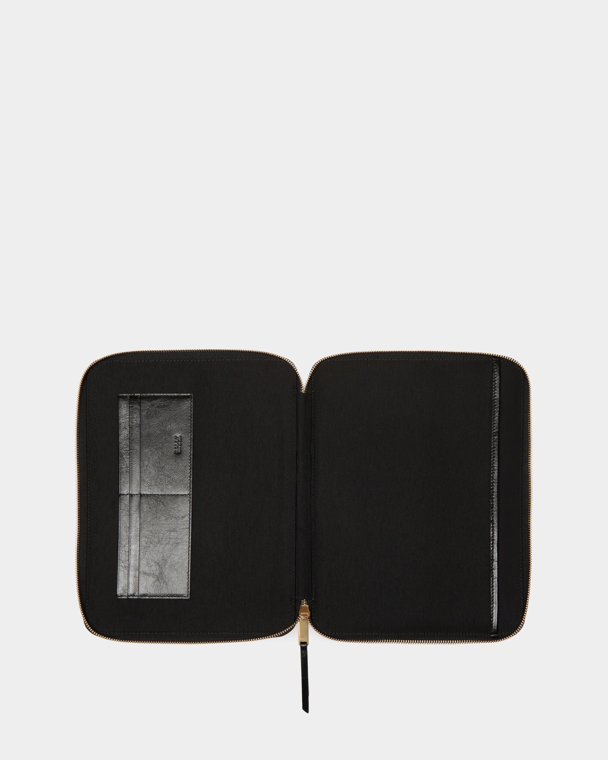 Easy Bally Tablet Case in Black Leather - Men's - Bally - 03