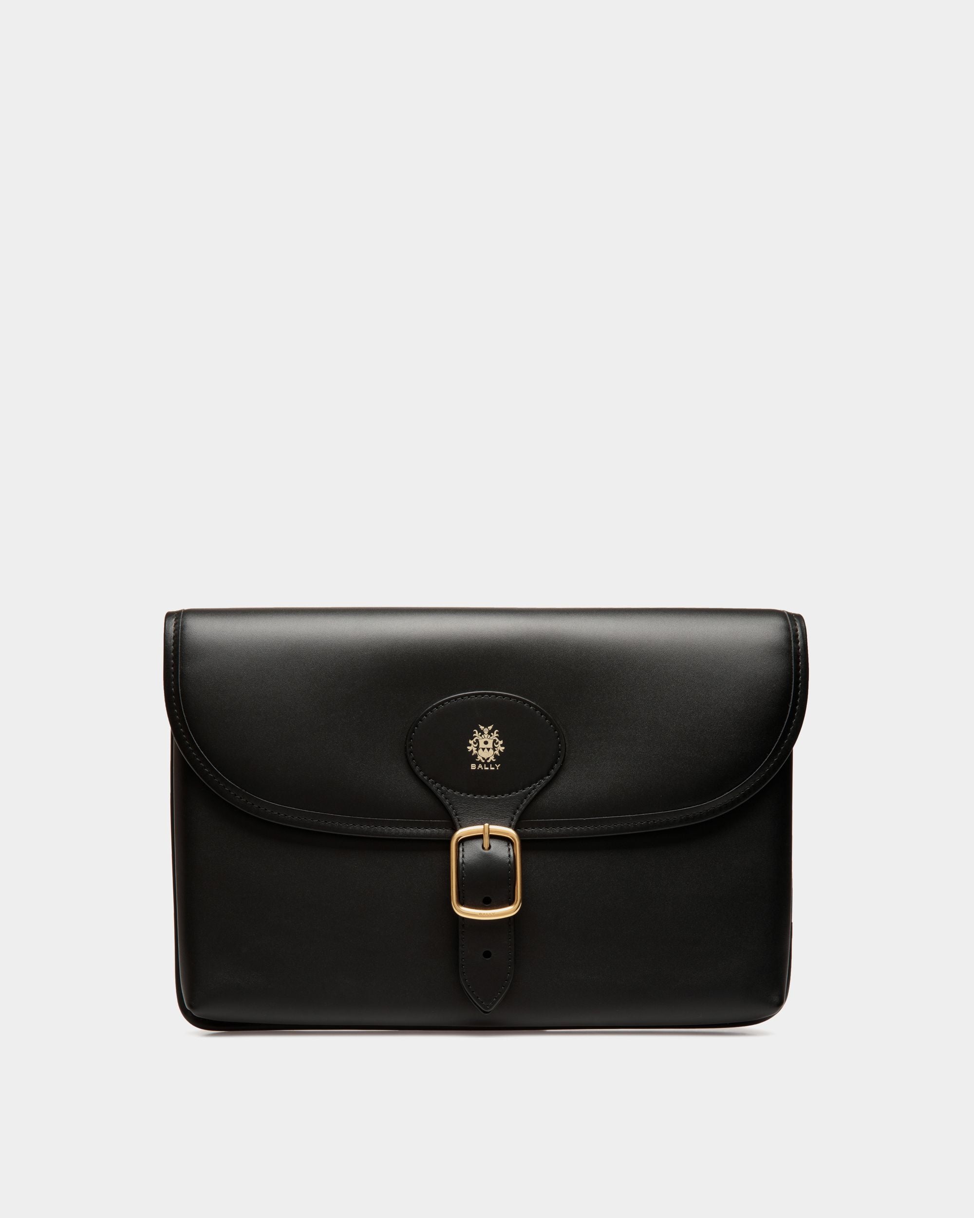 Pochette Beckett En Cuir Noir - Homme - Bally - 01