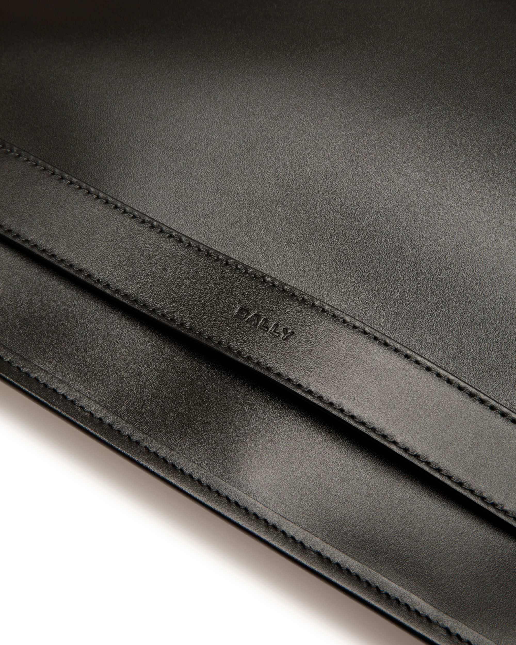 Pochette Beckett En Cuir Noir - Homme - Bally - 05