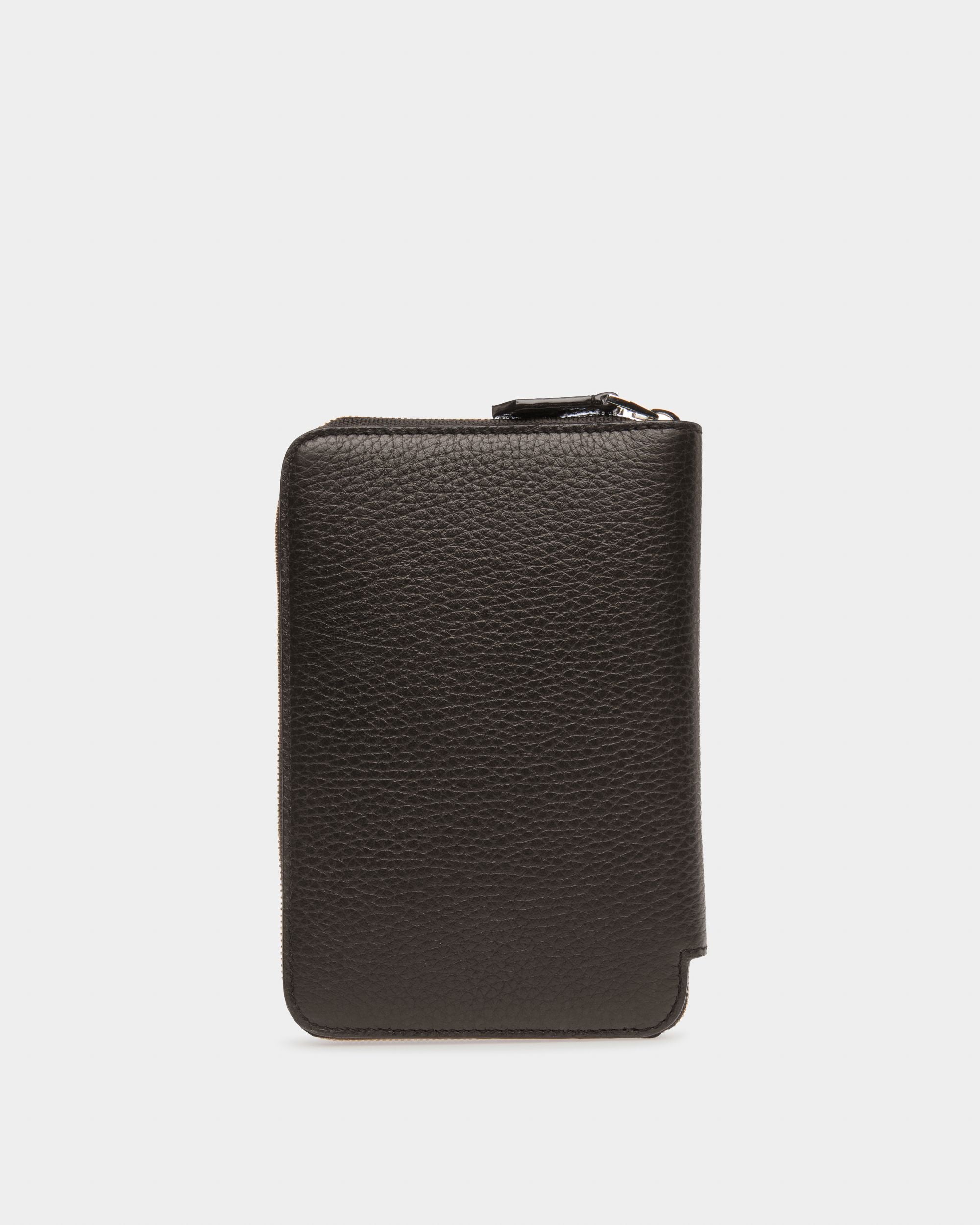 Serwyn Portefeuille De Voyage En Cuir Noir - Homme - Bally - 02