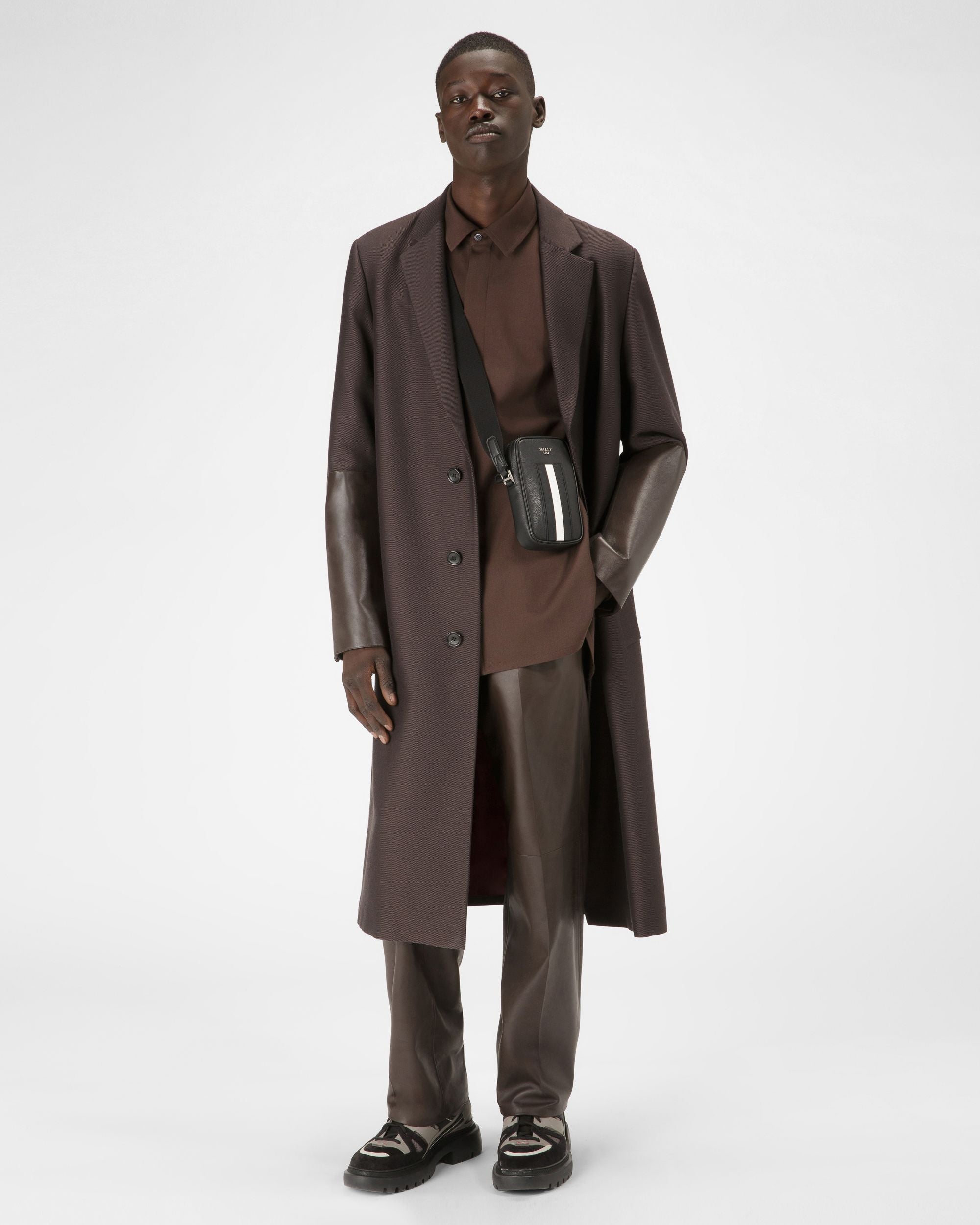 Benty Portefeuille Et Étui Pour Téléphone En Cuir Noir - Homme - Bally - 02