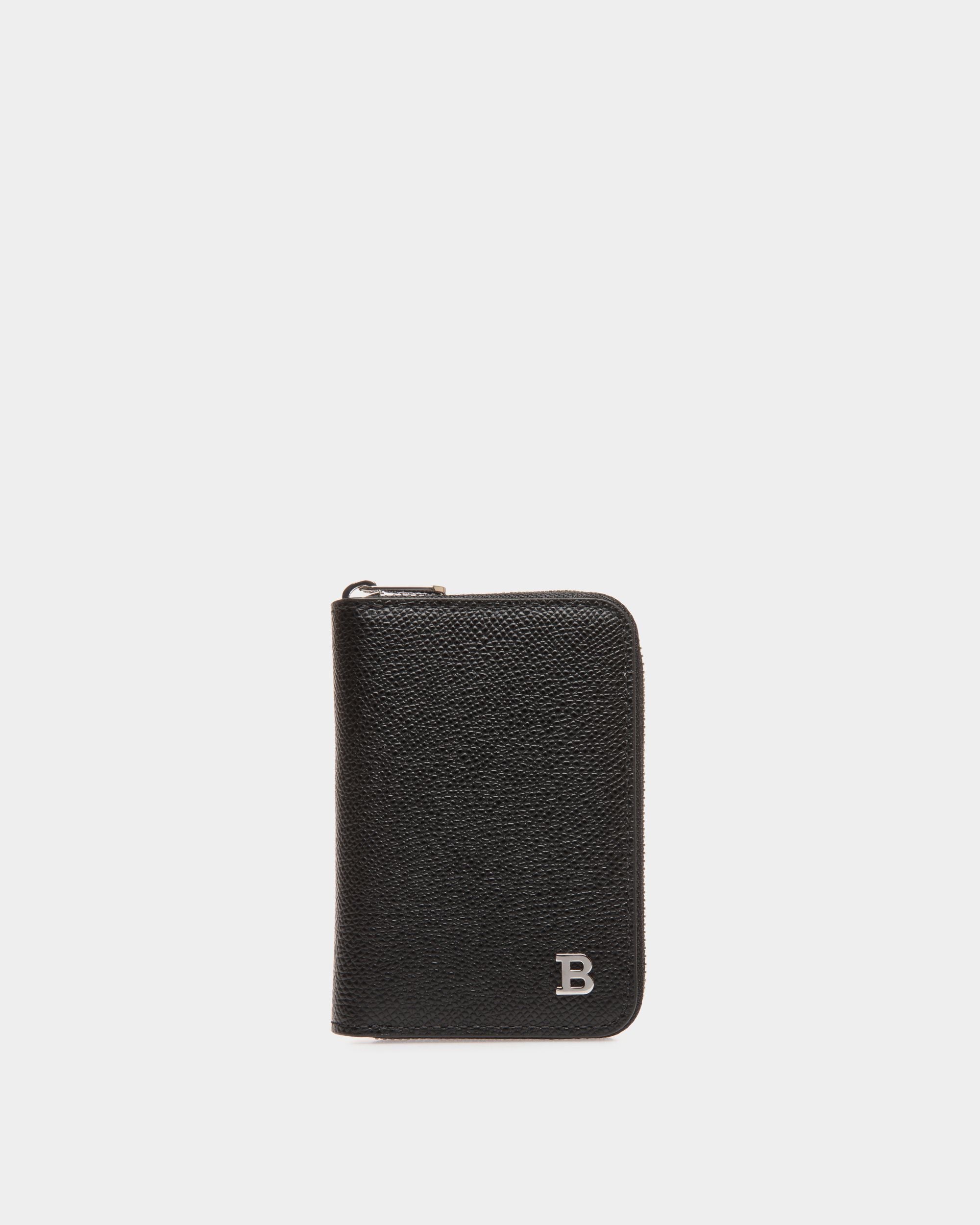 Coin Purse In Black Bovine - Homme - Bally - 01