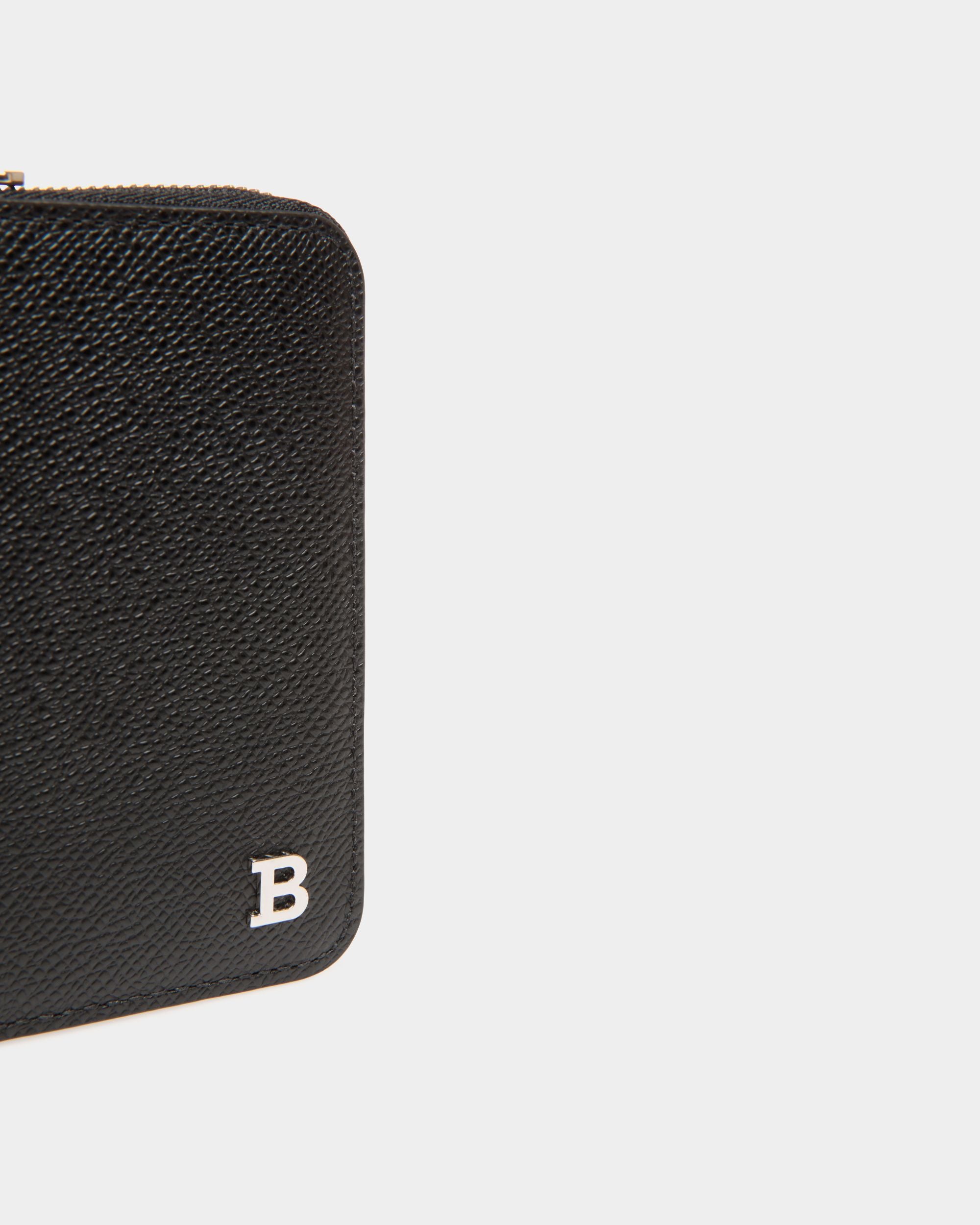 Coin Purse In Black Bovine - Homme - Bally - 04