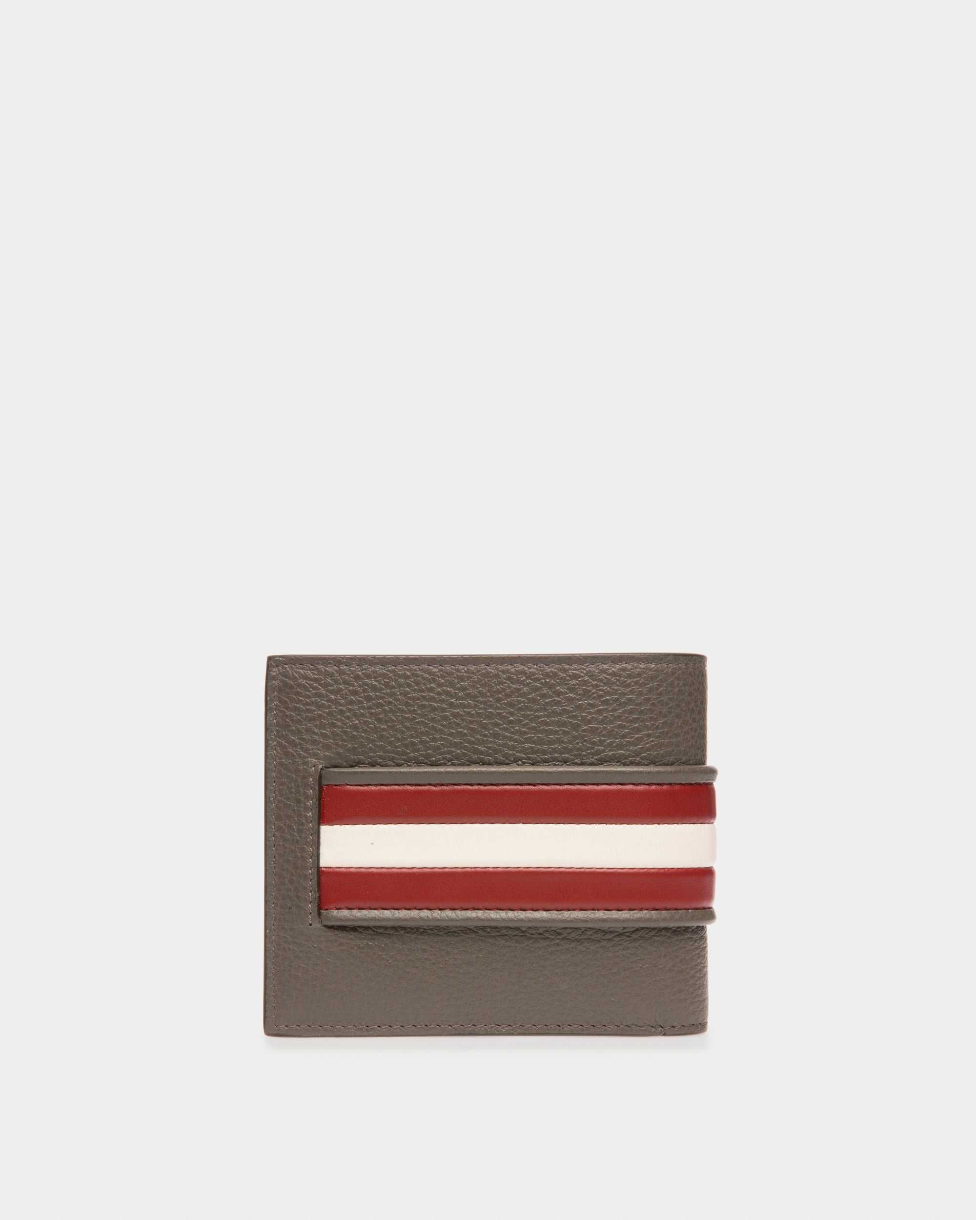 Brasai Portefeuille En Cuir Gris - Homme - Bally - 02