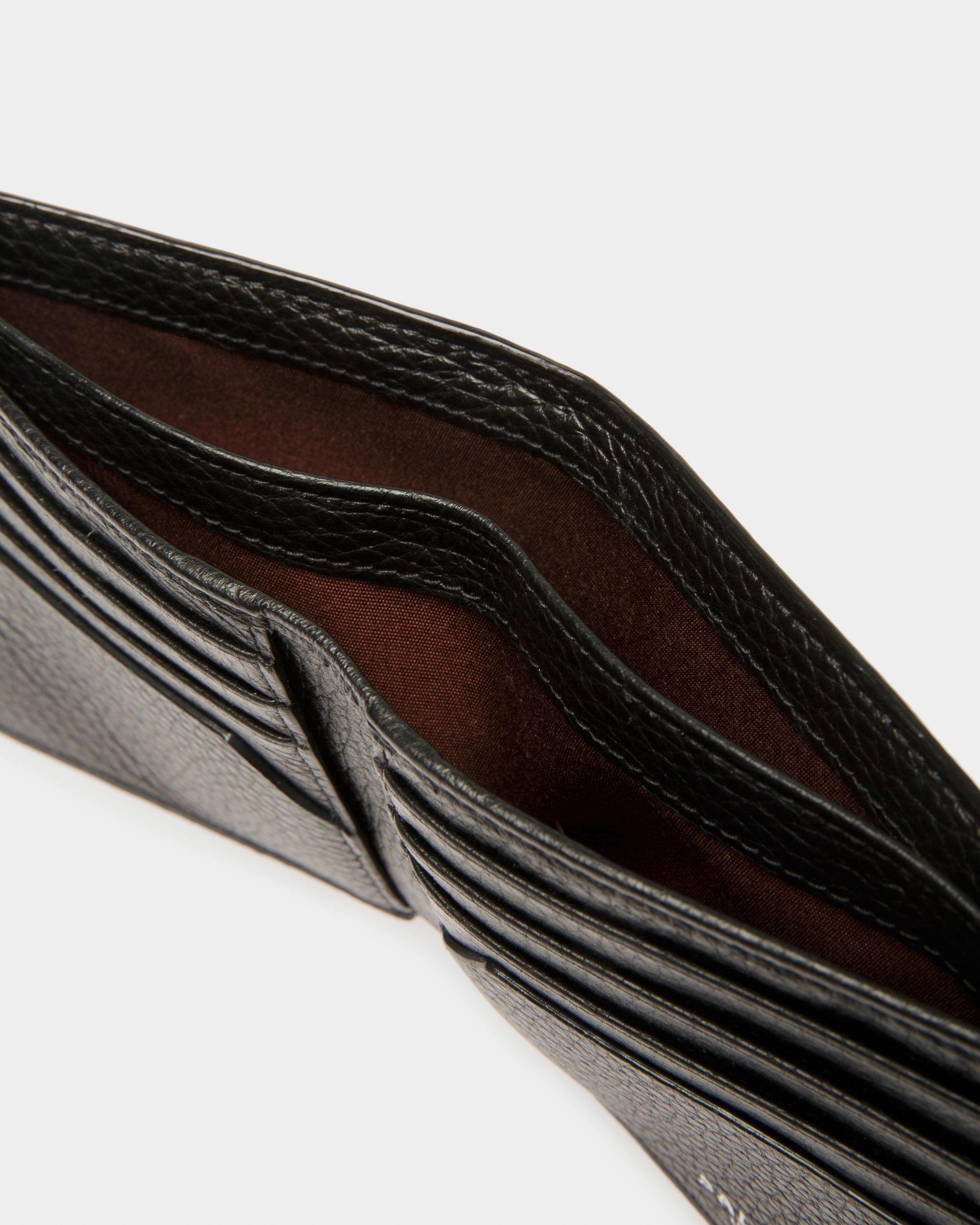 Scrasai Portefeuille En Cuir Noir - Homme - Bally - 04