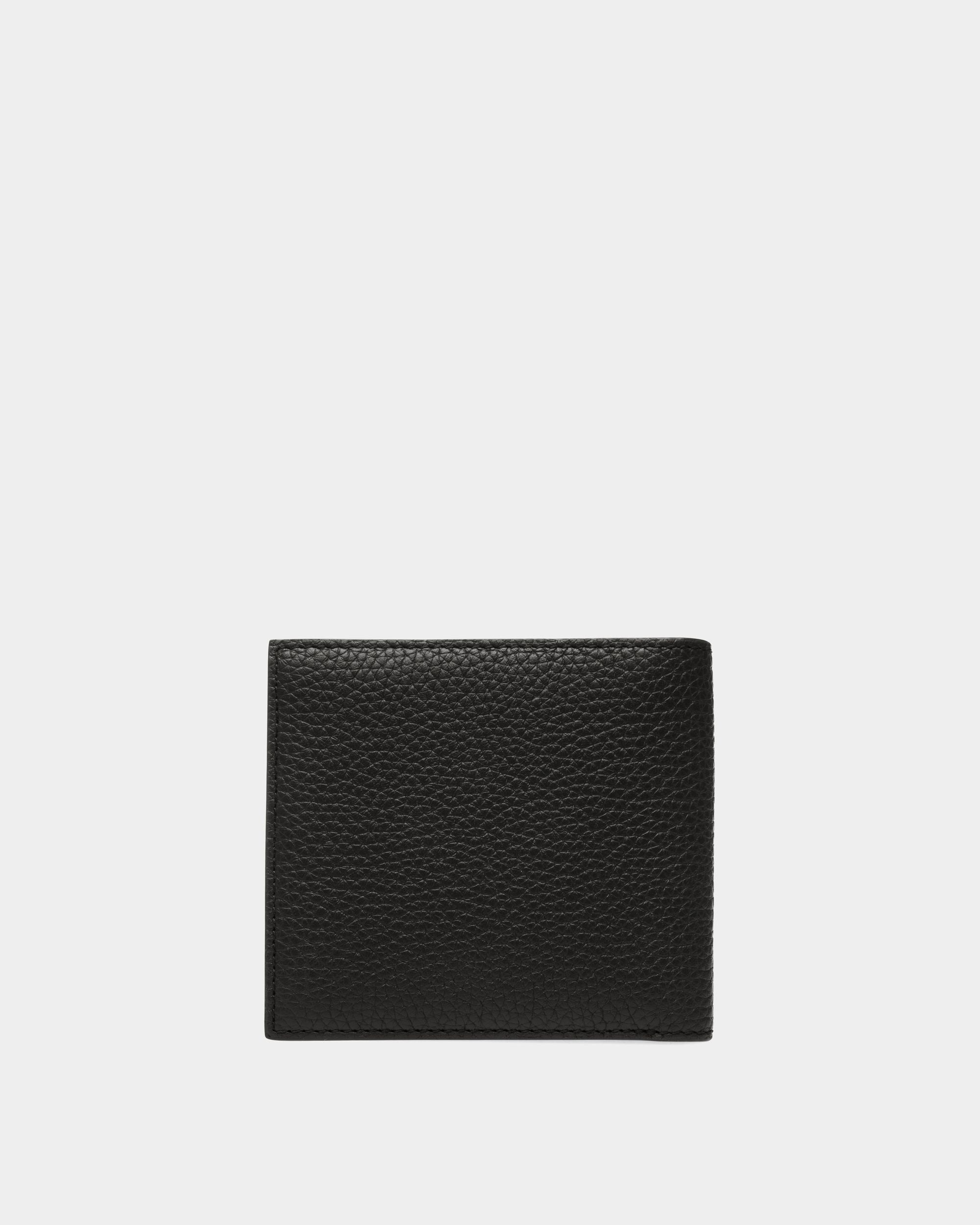 Portefeuille À Deux Volets Ribbon En Cuir Grainé Noir - Homme - Bally - 02