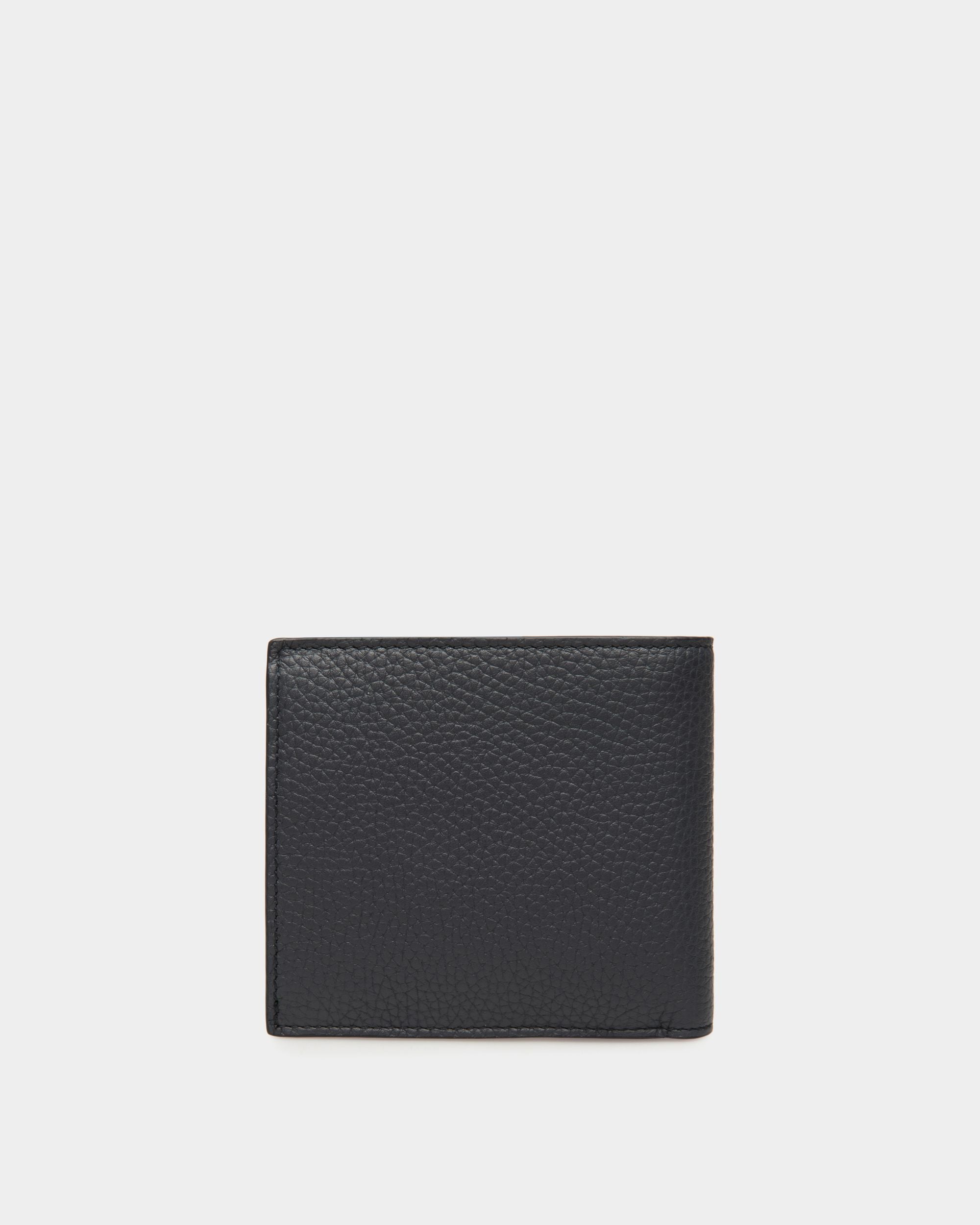 Ribbon Zweiteilige Brieftasche Aus Leder In Navy Blue - Uomo - Bally - 02