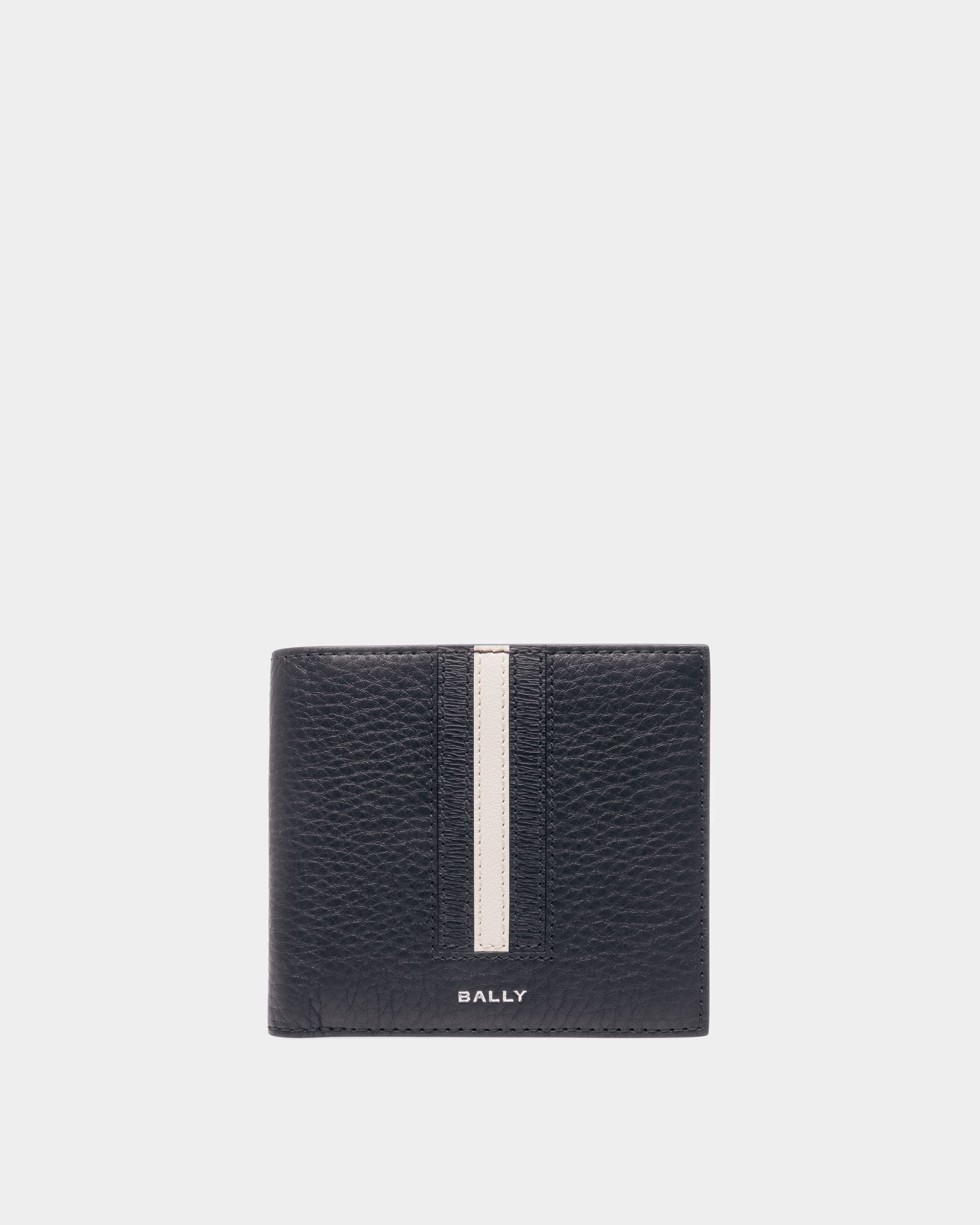 Ribbon ID Münzbörse Aus mitternachtsblauem Leder - Homme - Bally - 01