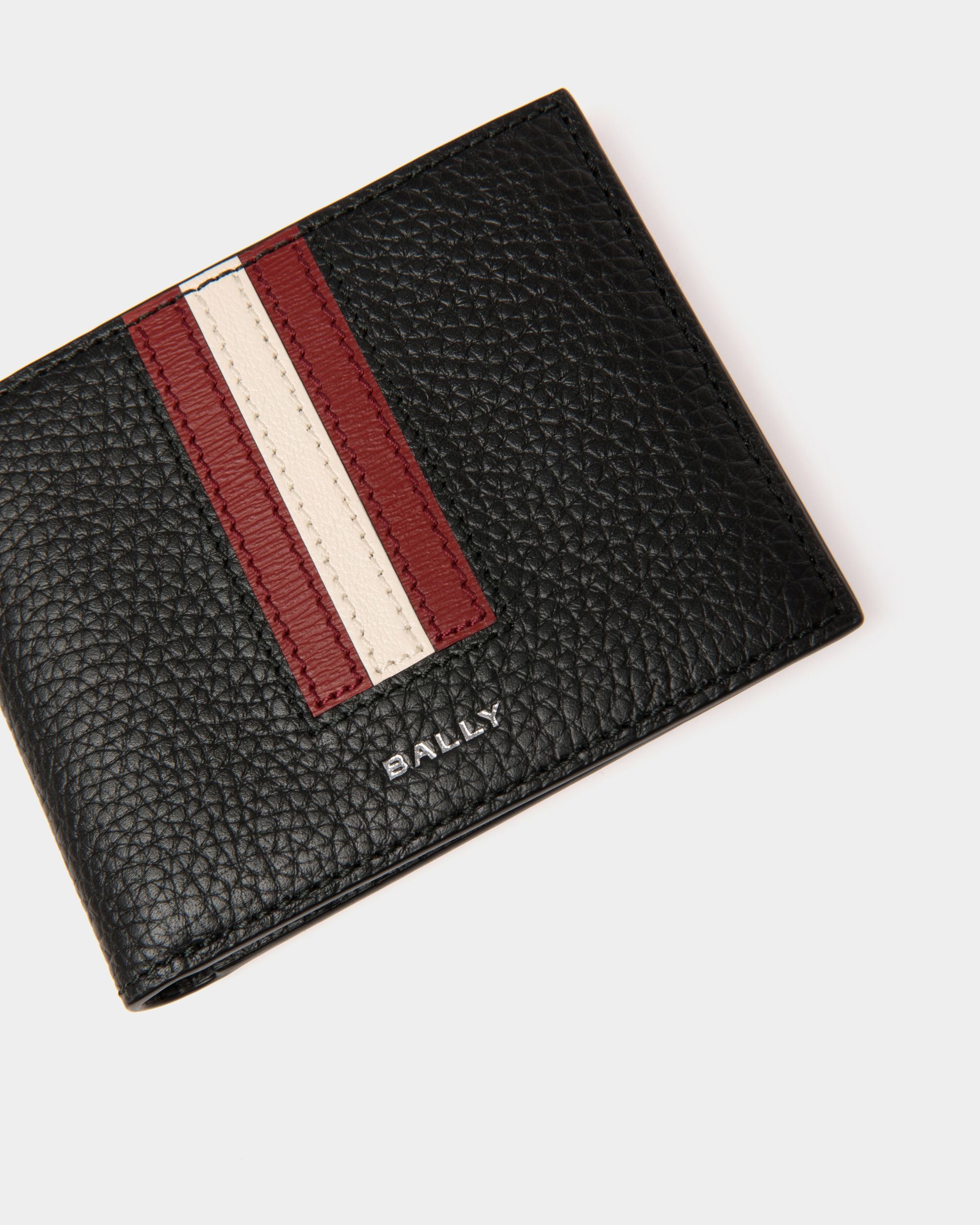 Ribbon Zweiteilige Geldbörse Aus Schwarzem Leder - Herren - Bally - 03
