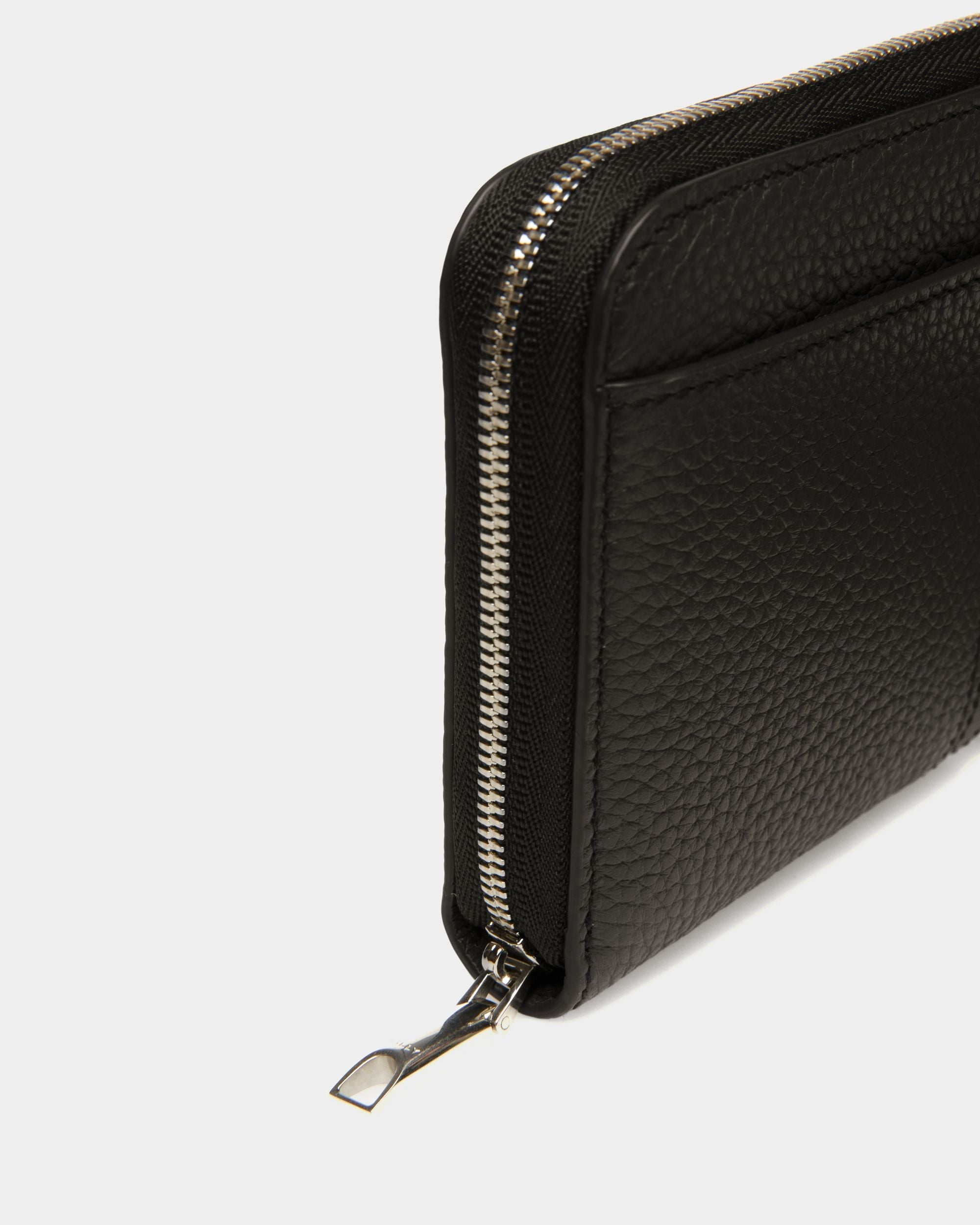 Portafoglio Ribbon In Pelle Nera - Uomo - Bally - 04