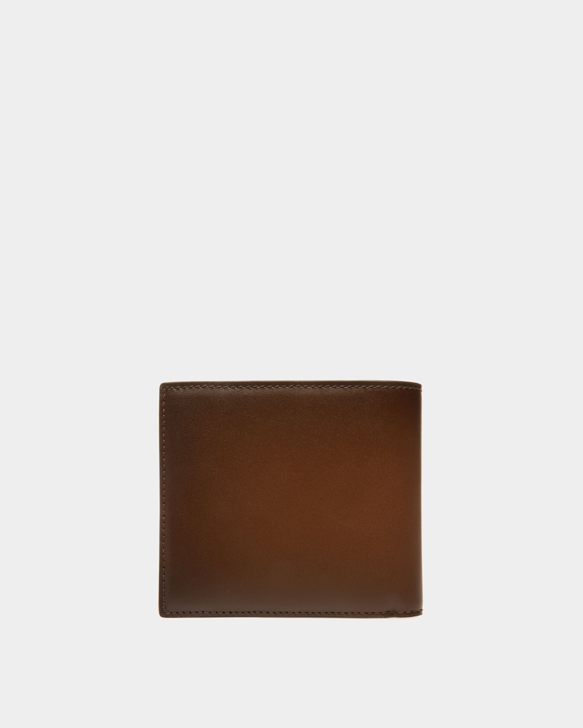 Portefeuille À Deux Volets Speciale En Cuir Marron - Homme - Bally - 02