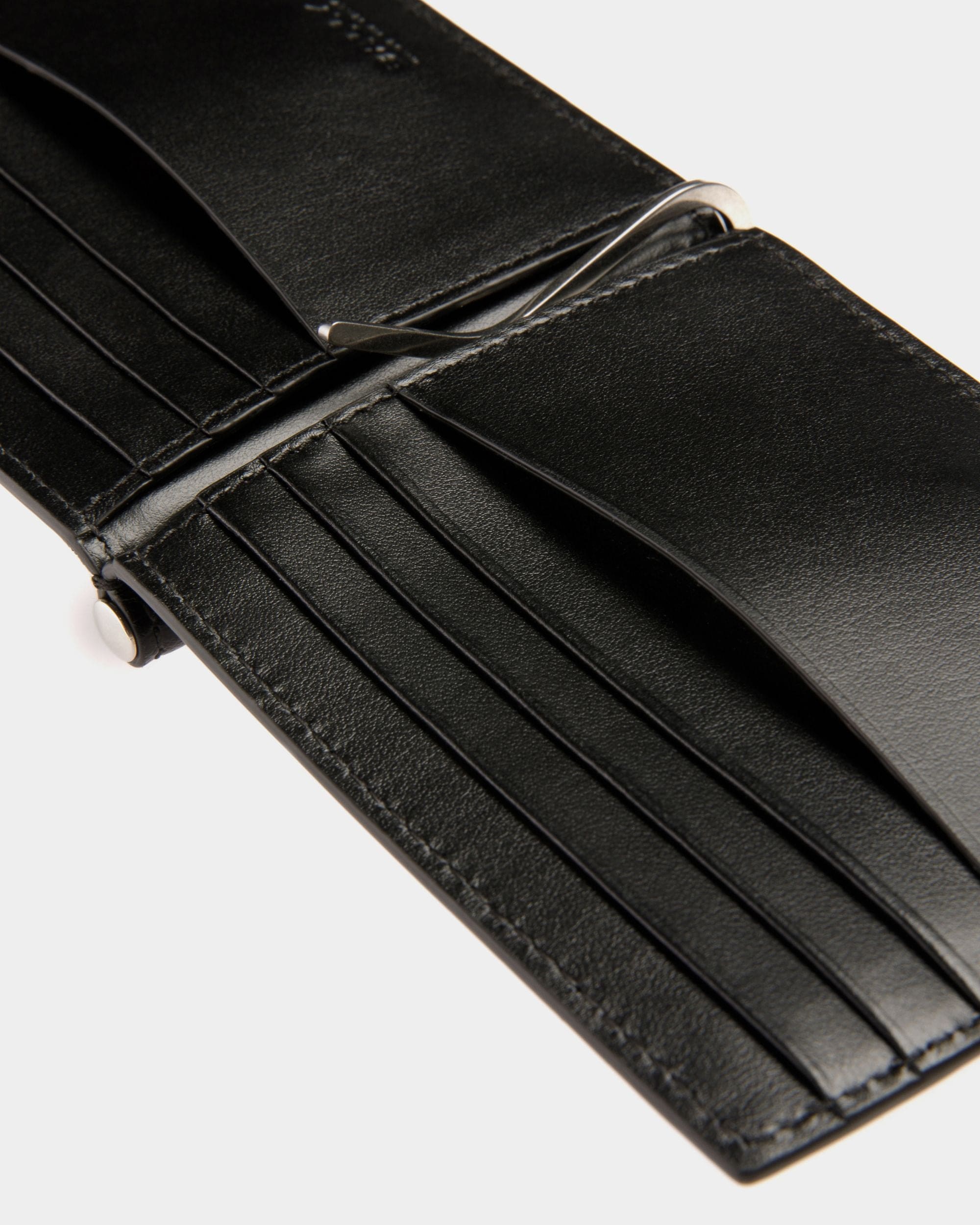Portefeuille Banque En cuir noir - Homme - Bally - 04