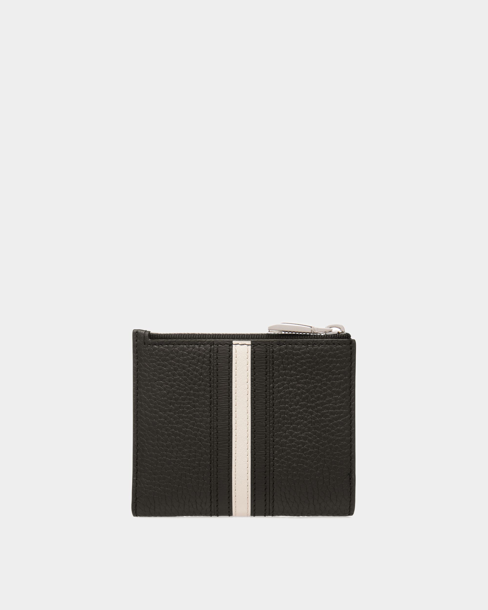 Portefeuille Ribbon En Cuir Noir - Homme - Bally - 02