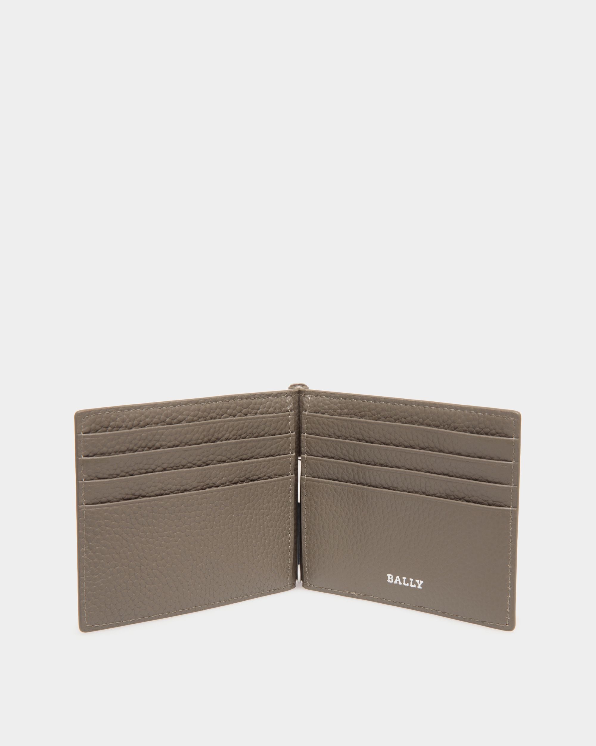Wallet In Grey Leather - Herren - Bally - 03