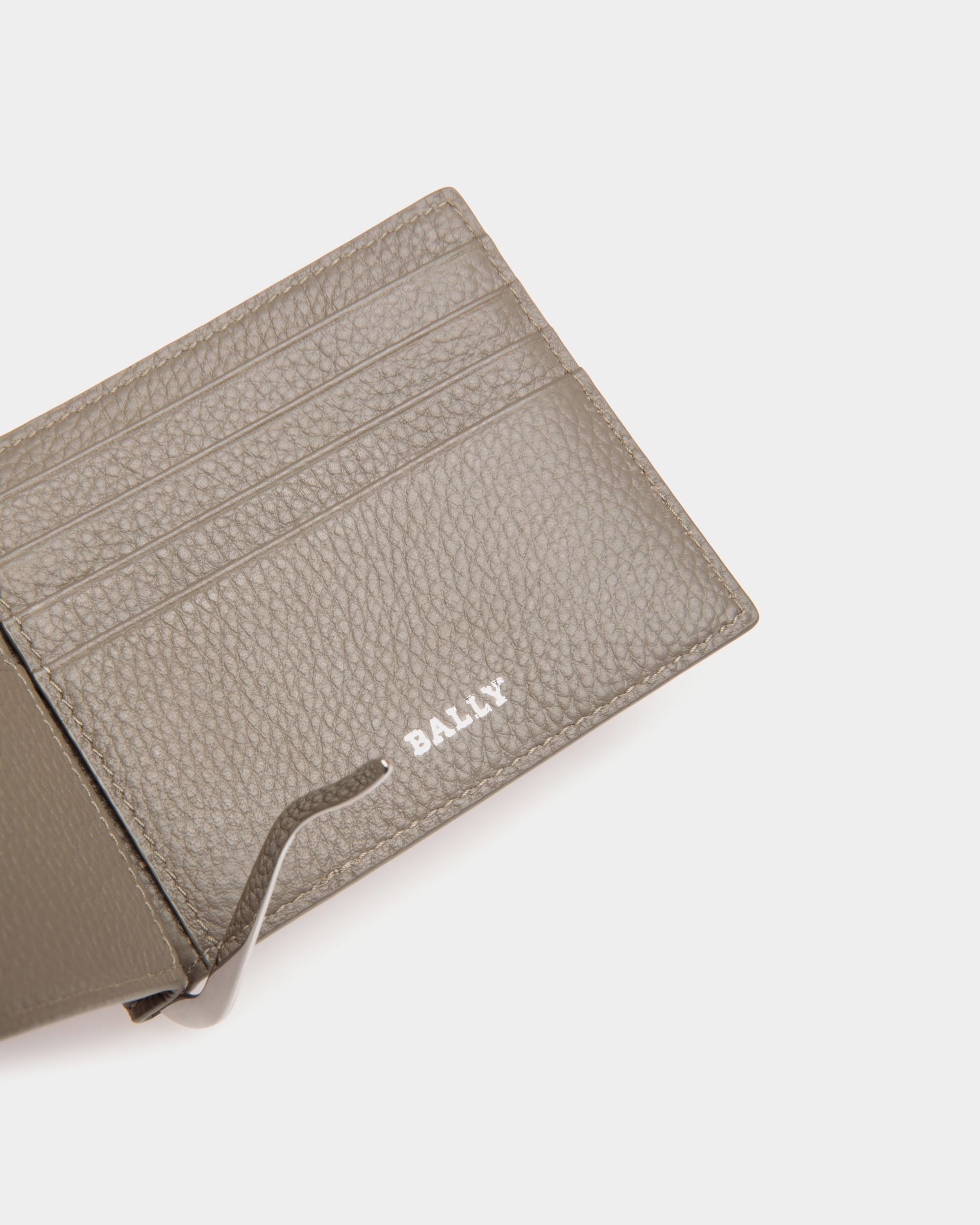 Wallet In Grey Leather - Herren - Bally - 04