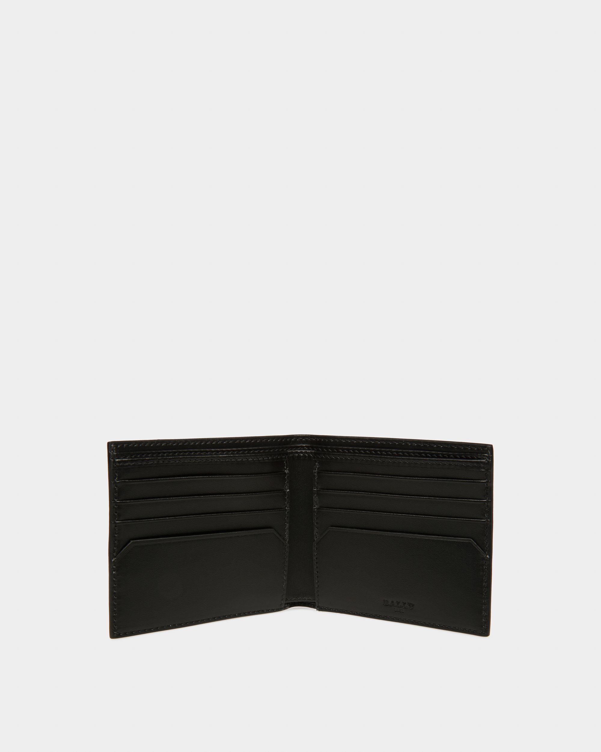 Brasai Portefeuille En Cuir Noir Et Vert - Homme - Bally - 03