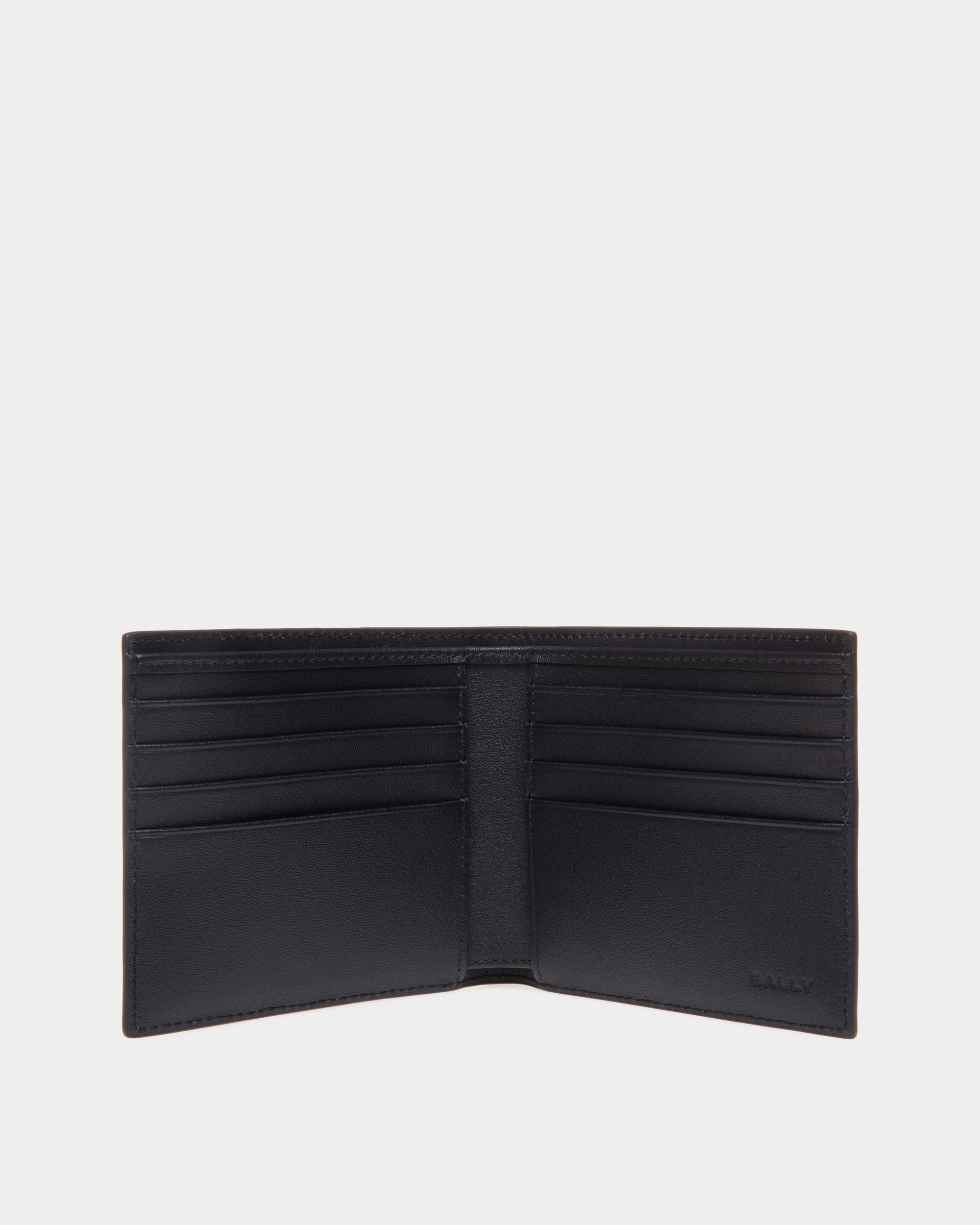 Portafoglio Bifold Mythos In Pelle Riciclata Navy Blue - Uomo - Bally - 03