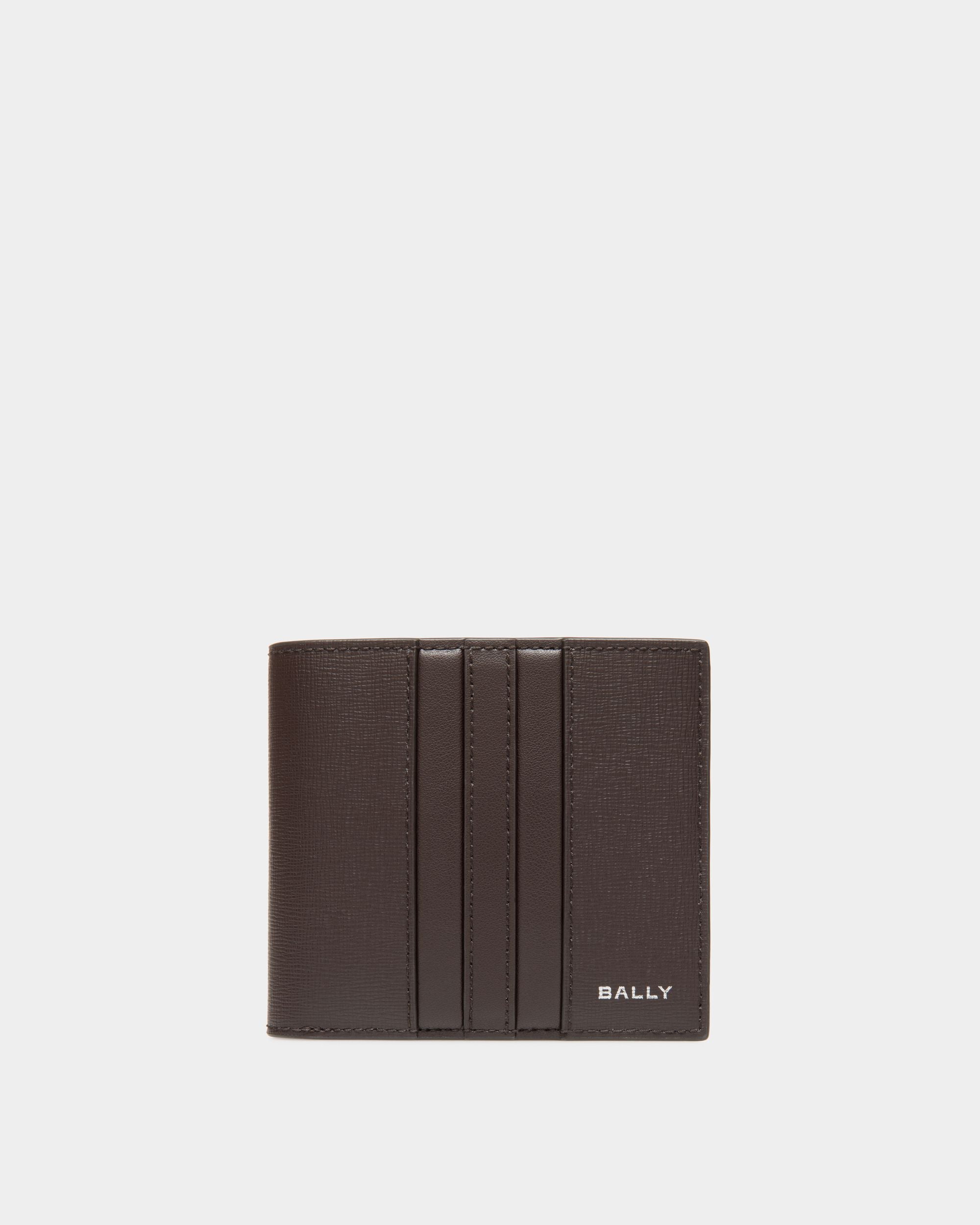 Mythos Bifold in Ebano Recycled Leather - Uomo - Bally - 01