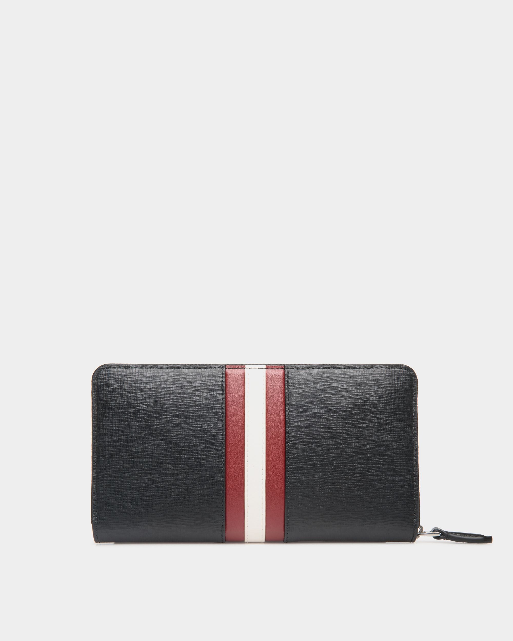 Portafoglio Mythos Con Zip In Pelle Riciclata Nera - Uomo - Bally - 02
