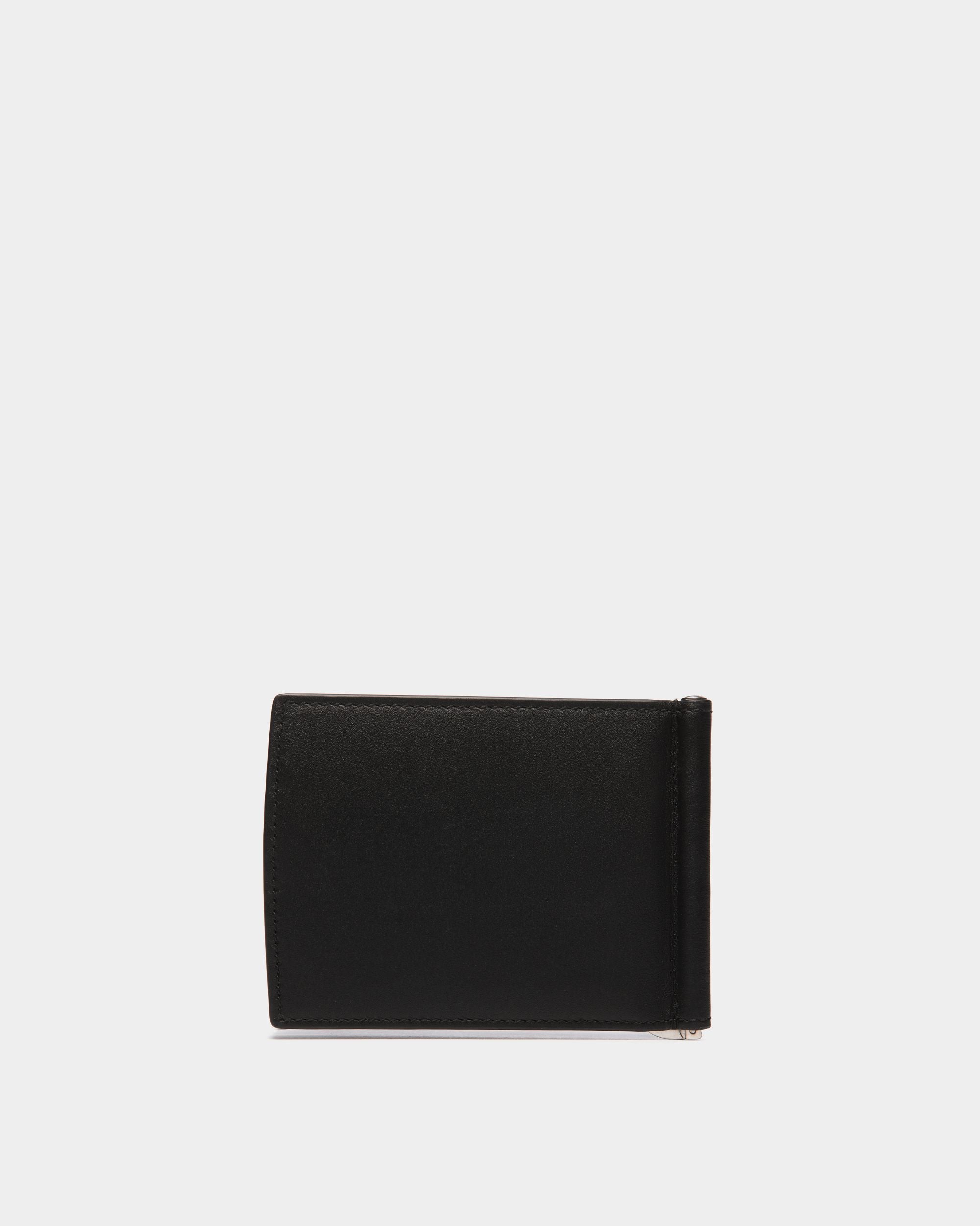 Deco Bifold in Black Leather - Men's - Bally - 02
