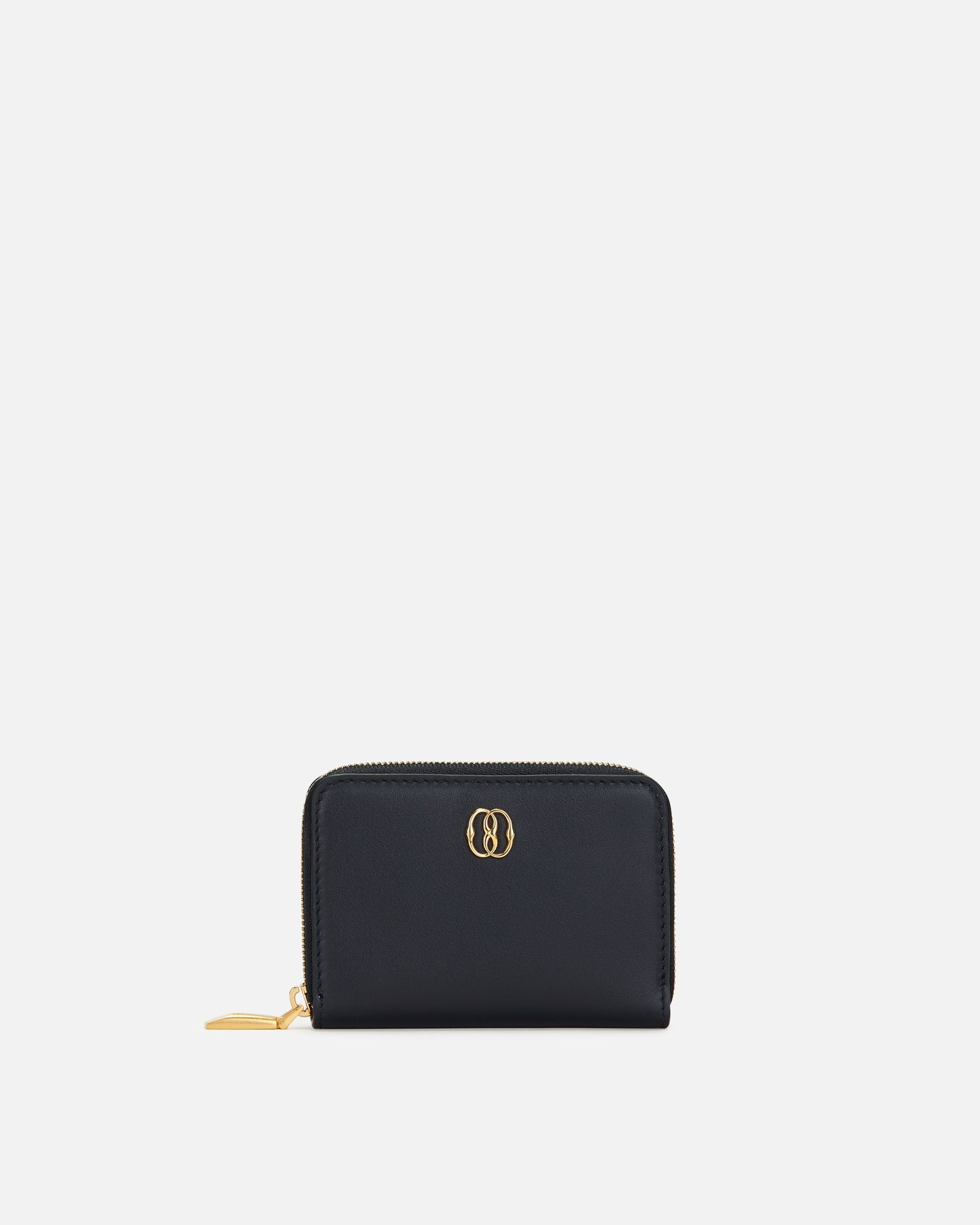 Portefeuille 520 À Contour Zippé En Cuir Navy Blue - Homme - Bally - 01