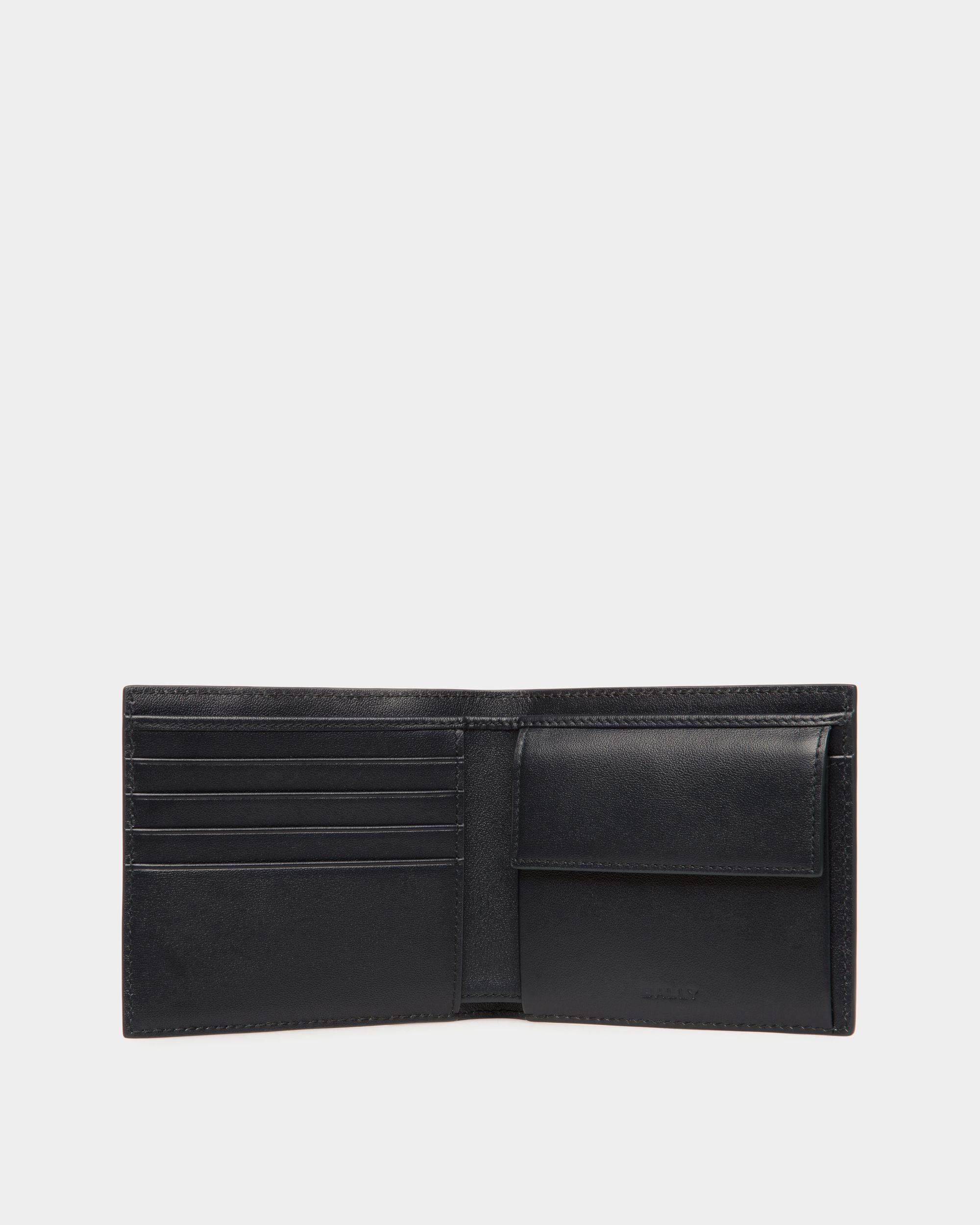 Portafoglio Bifold Mythos In Pelle Riciclata Navy Blue - Uomo - Bally - 03