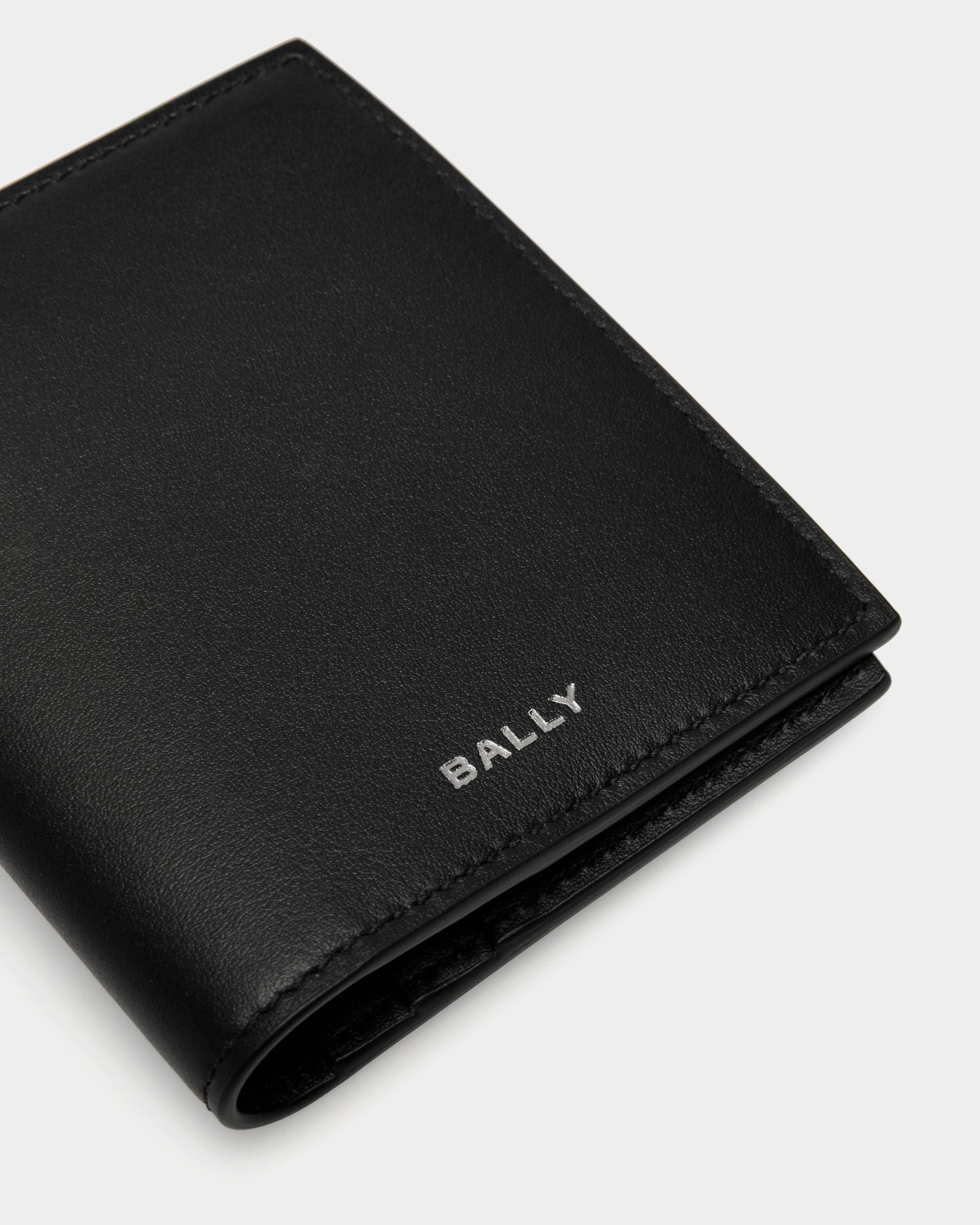 Deco Zweiteilige Geldbörse Aus Schwarzem Leder - Herren - Bally - 04