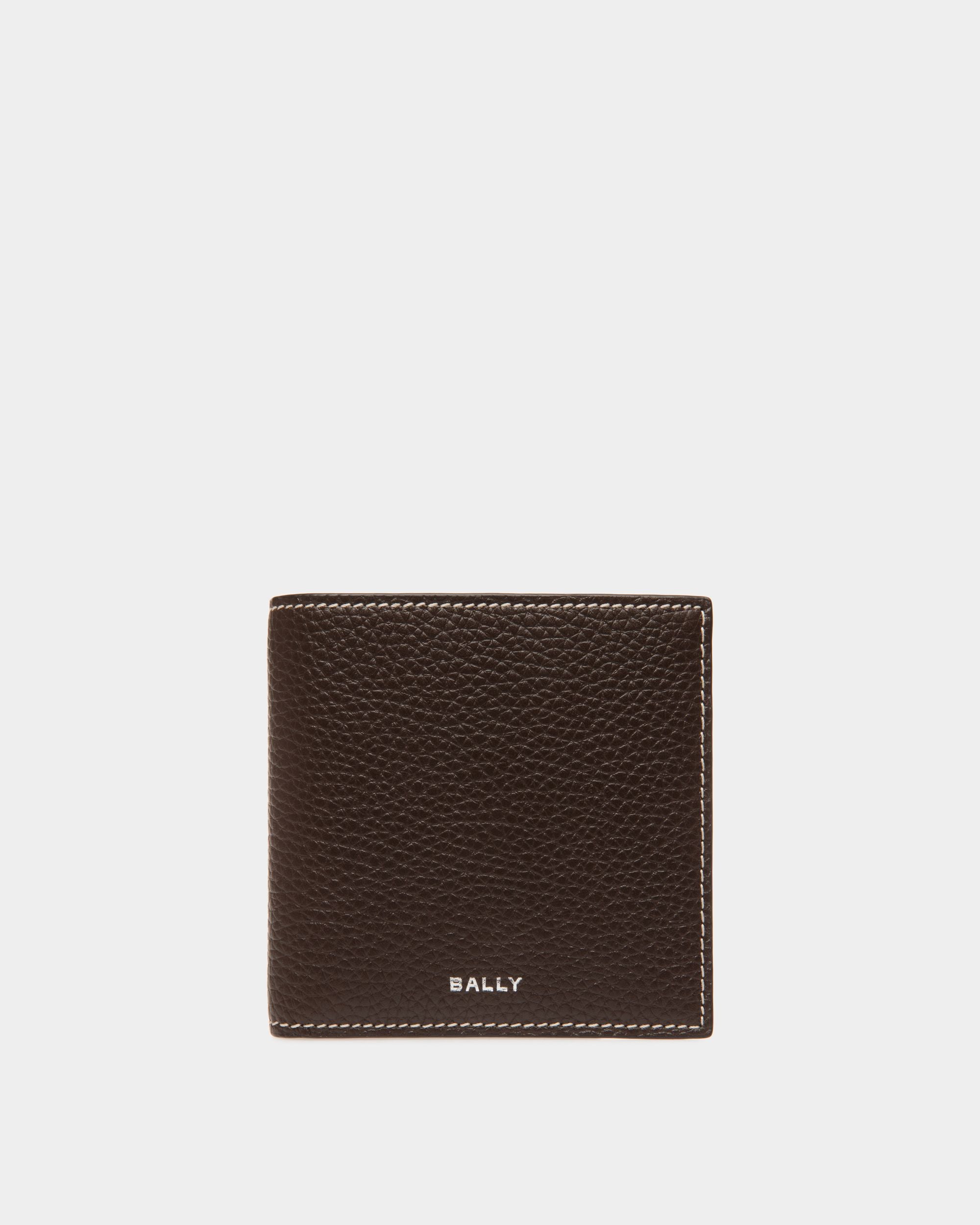 Oeden Bifold in Ebano Leather - Men's - Bally - 01