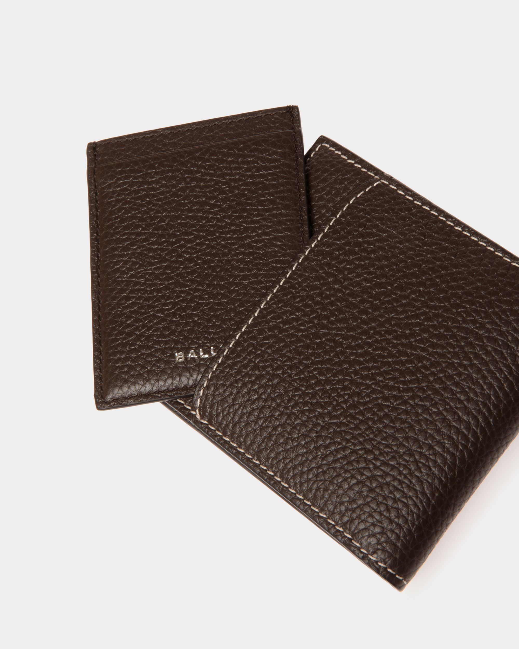 Oeden Bifold in Ebano Leather - Men's - Bally - 04