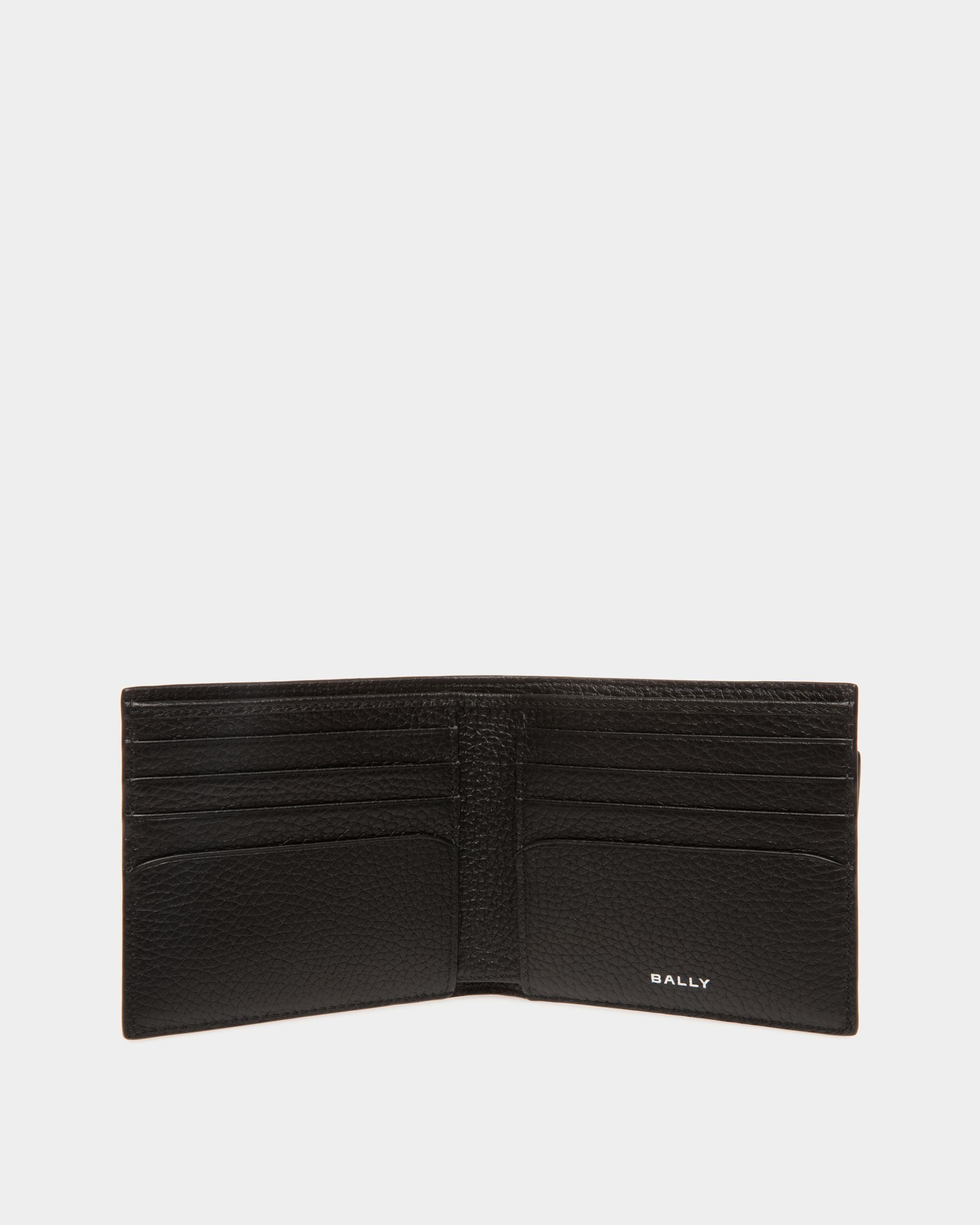 Portefeuille À Deux Volets Oeden En Cuir Noir - Homme - Bally - 03