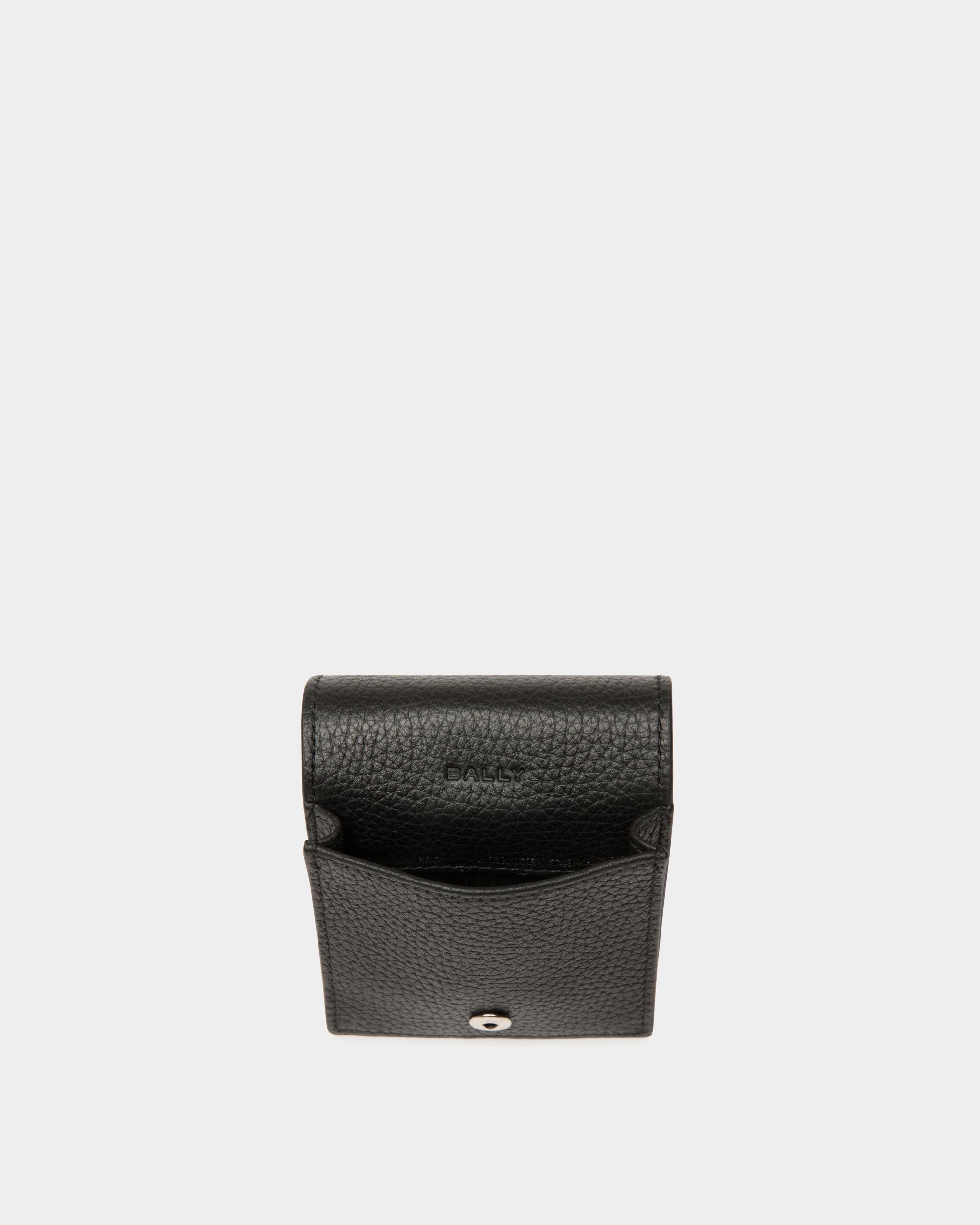Portamonete Ribbon In Pelle Nera - Uomo - Bally - 03