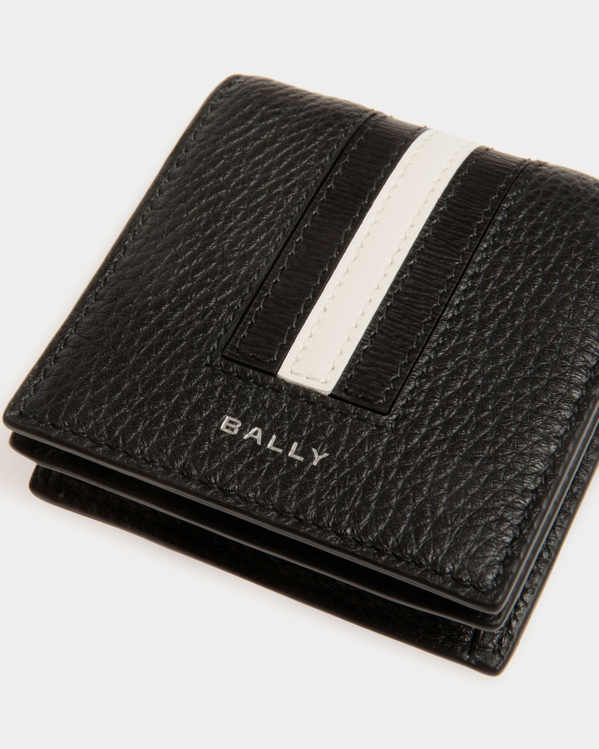 Portamonete Ribbon In Pelle Nera - Uomo - Bally - 04
