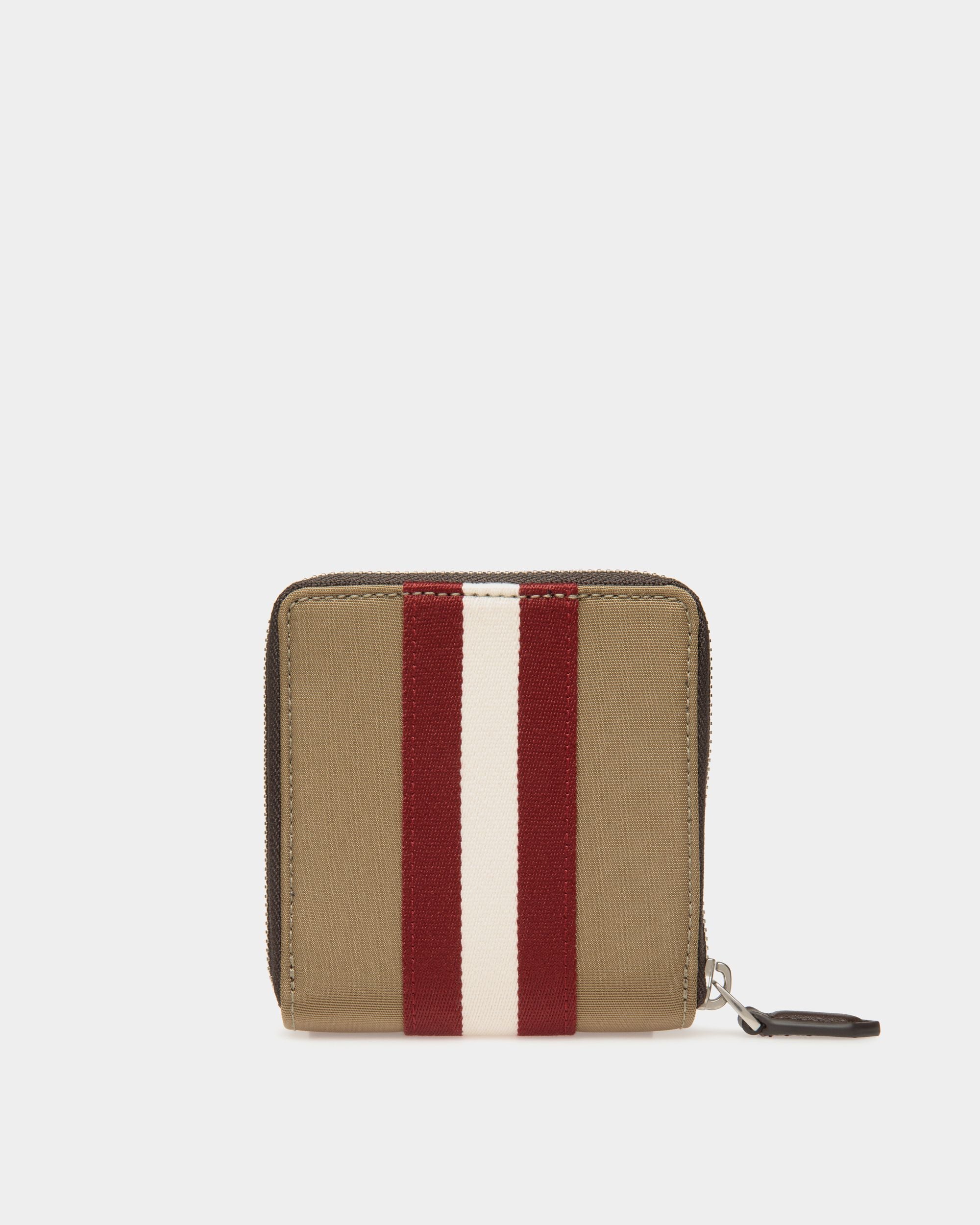 Portafoglio A Libro Code In Nylon Color Cammello - Uomo - Bally - 02