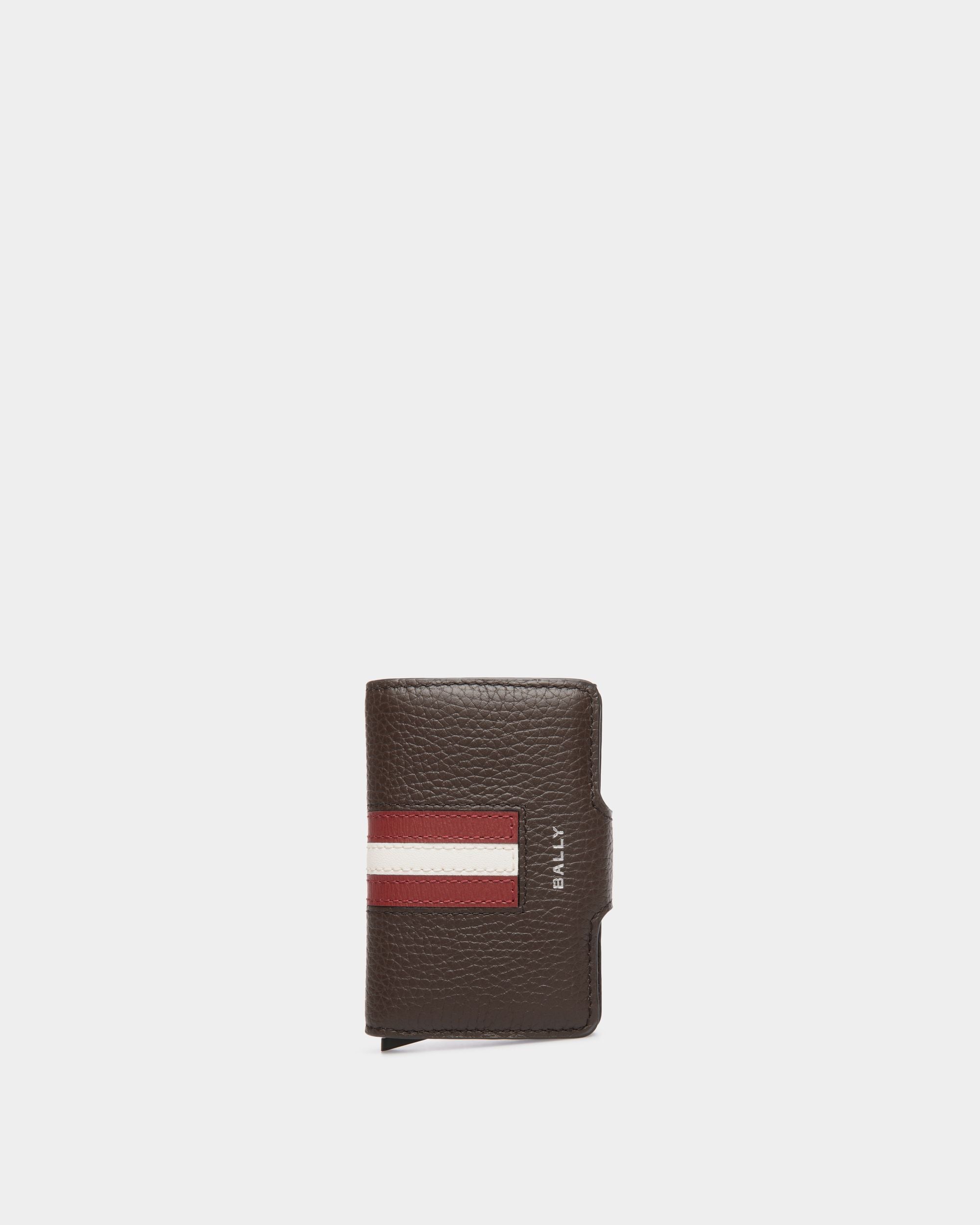 Smart-Portefeuille Ribbon En Cuir Ebano - Homme - Bally - 01