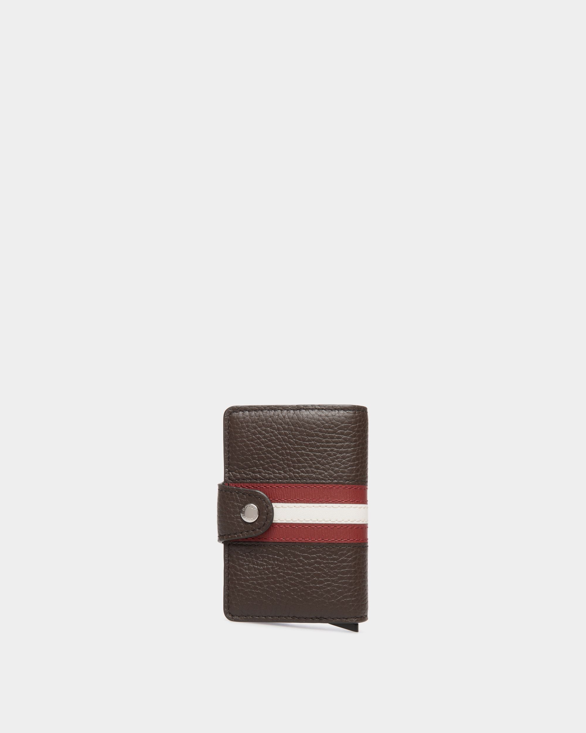 Smart-Portefeuille Ribbon En Cuir Ebano - Homme - Bally - 02