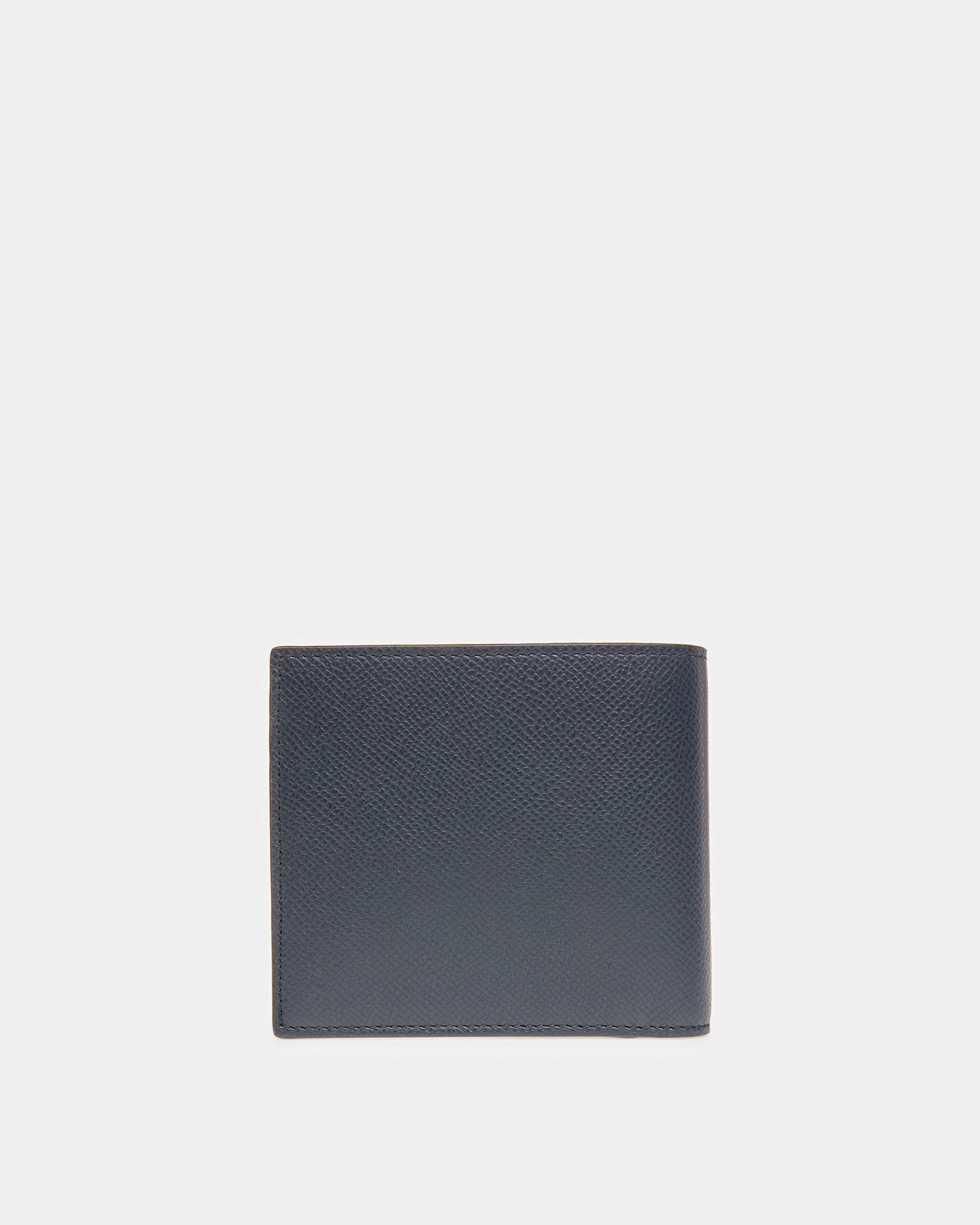 Brasai Portefeuille En Cuir Bleu Nuit Et Bleu Clair - Homme - Bally - 02