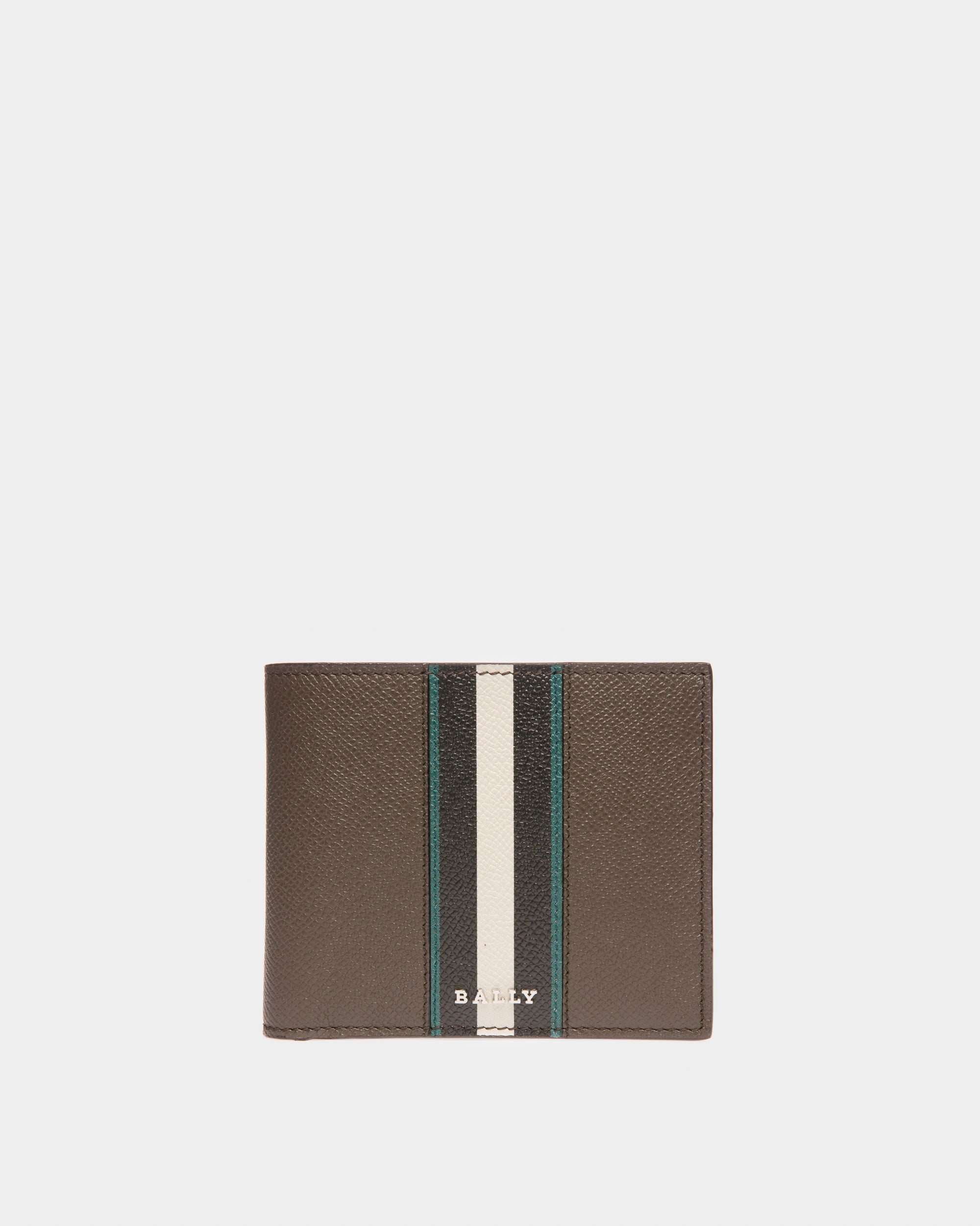 Bribel Brieftasche Aus Militärgrünem Leder Mit Münzfach - Herren - Bally - 01