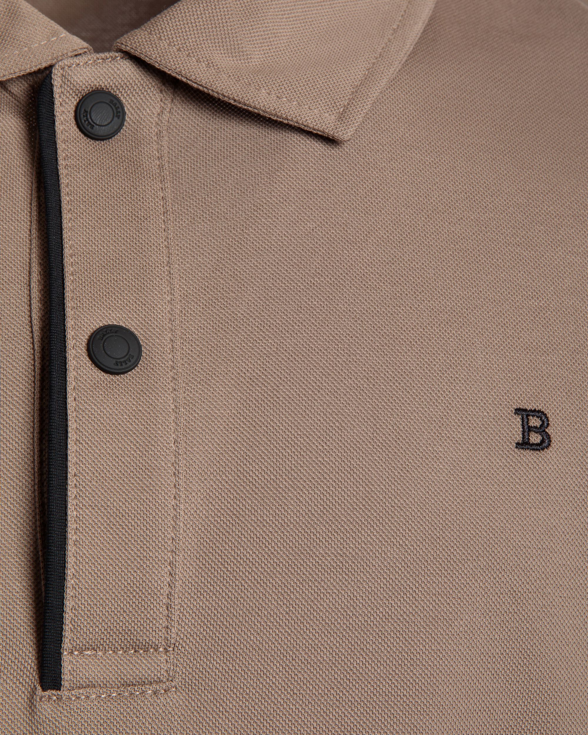 Polo In Cotone Piqué Beige - Uomo - Bally - 02