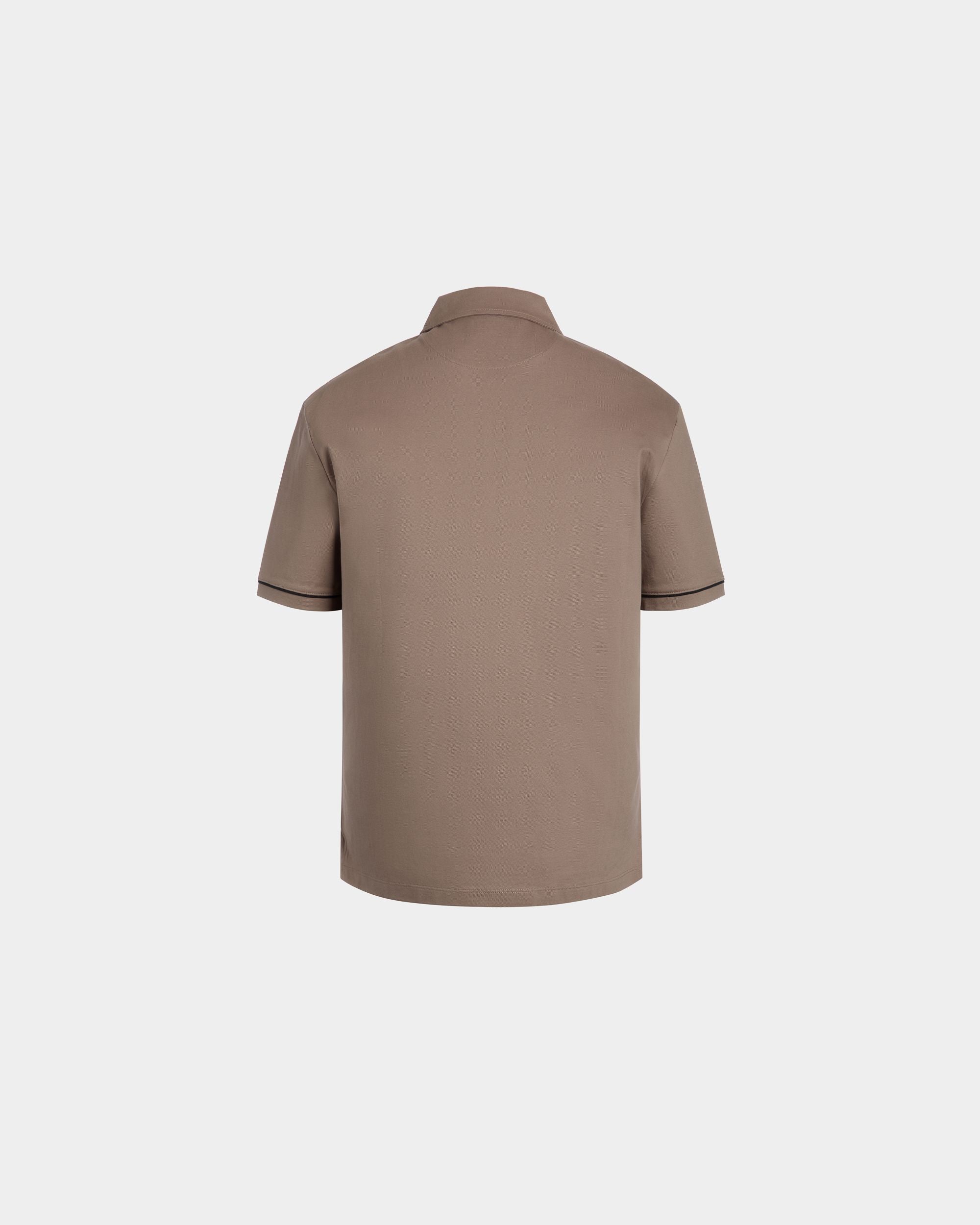 Polo In Cotone Piqué Beige - Uomo - Bally - 03