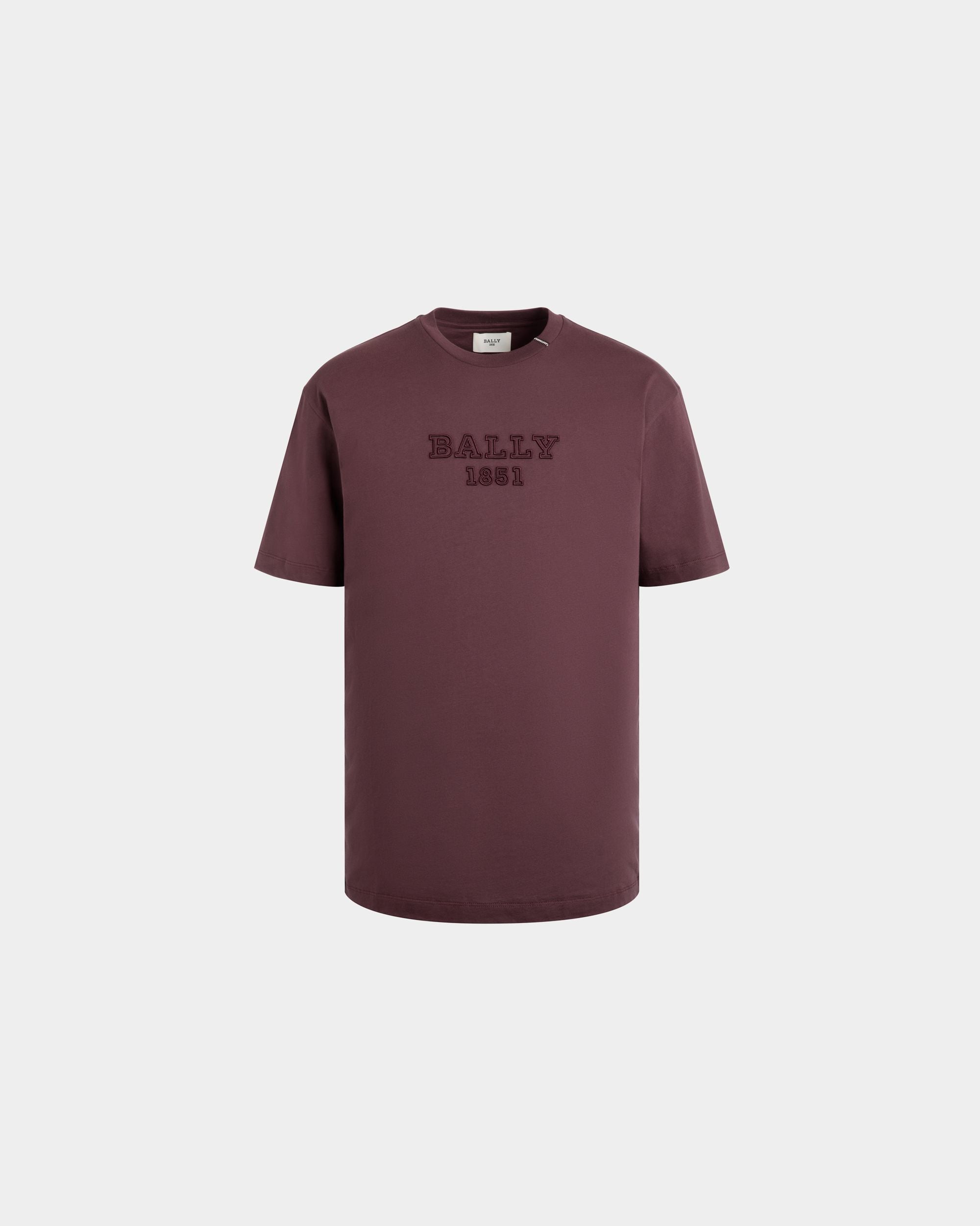 T-Shirt In Orange Cotton - Herren - Bally - 01