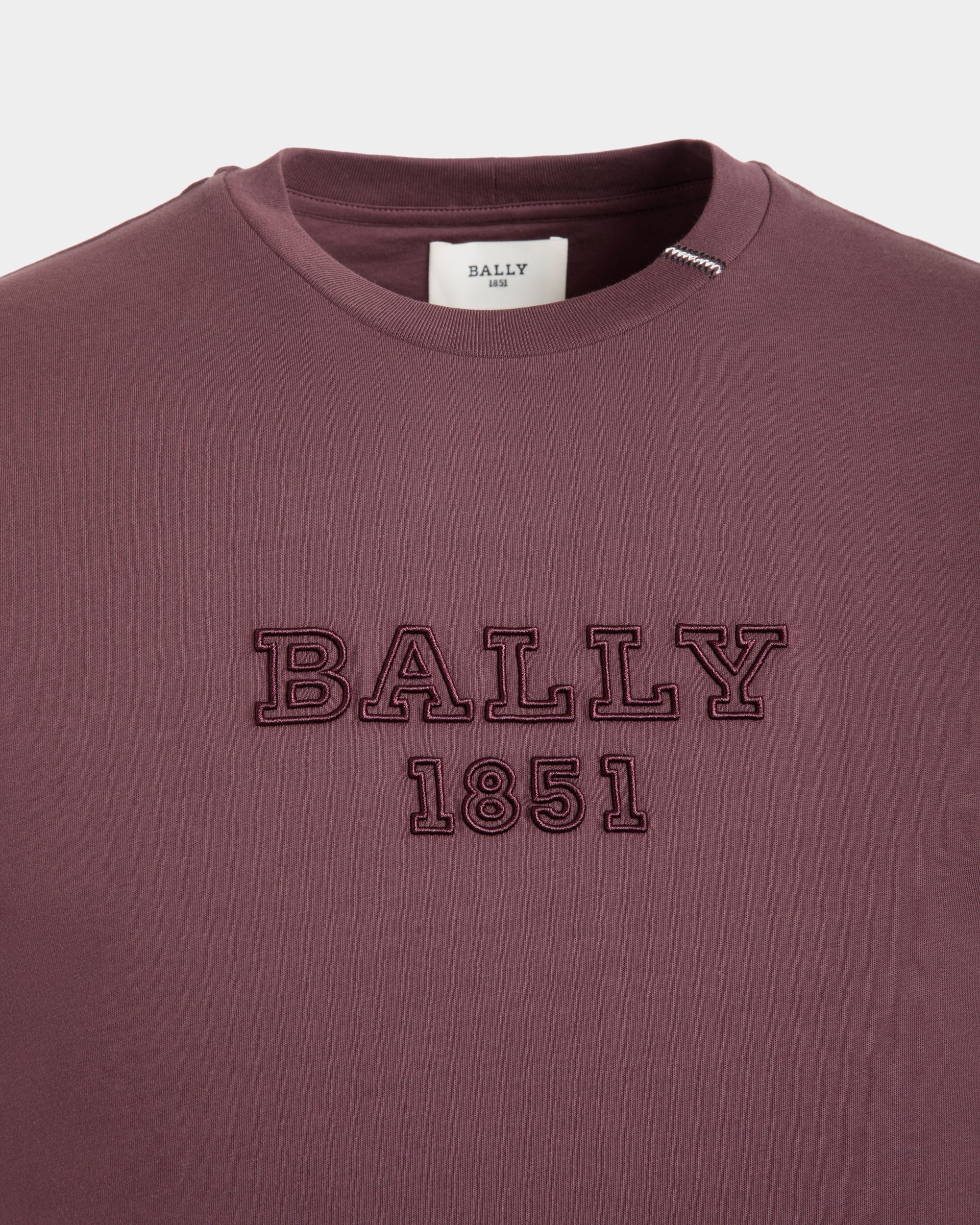 T-Shirt In Orange Cotton - Herren - Bally - 02