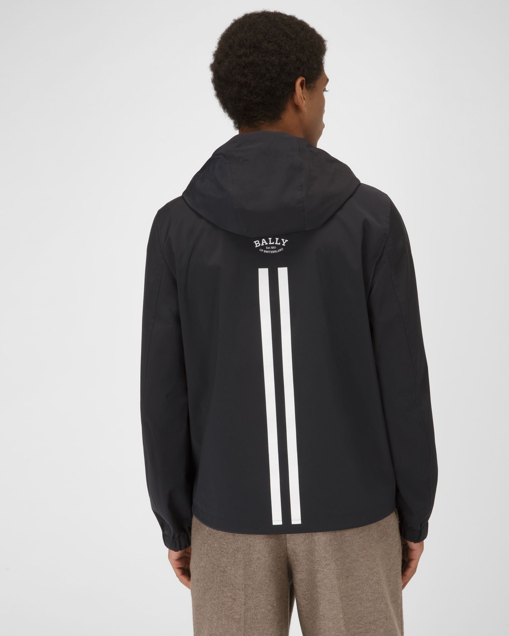 Blouson En Polyester Noir - Homme - Bally - 03