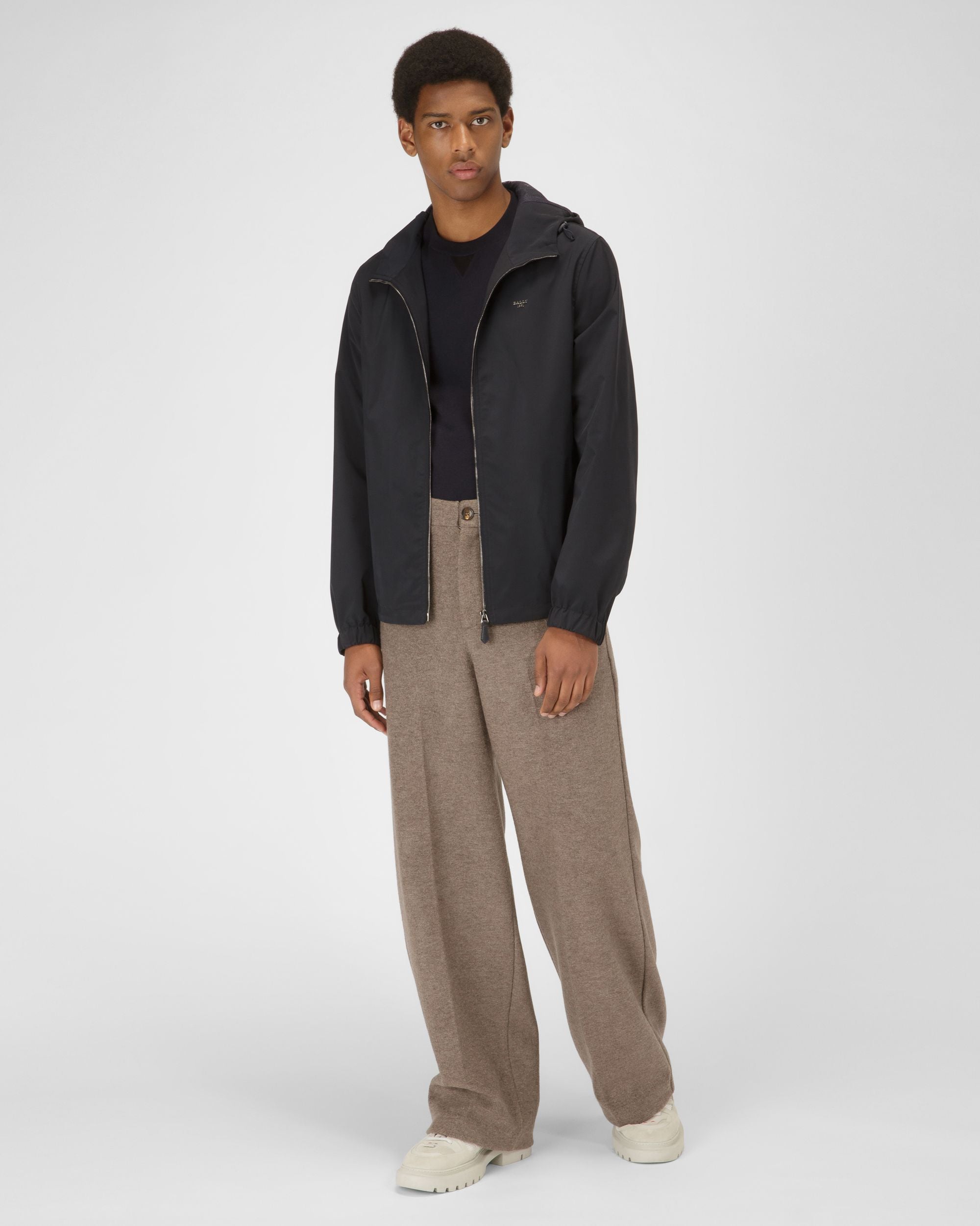 Blouson En Polyester Noir - Homme - Bally - 04