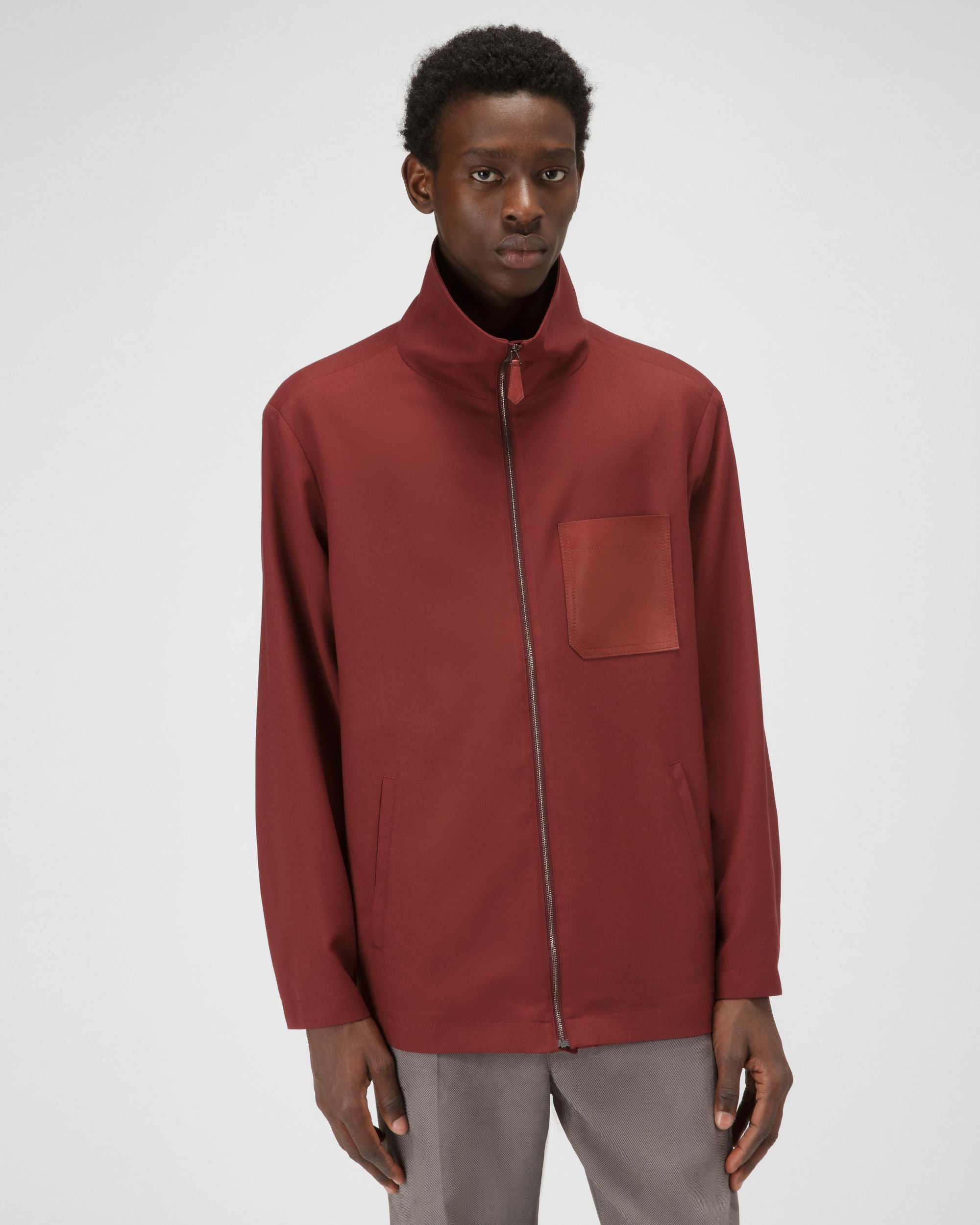 Bomberjacke Aus Traditionsroter Wolle - Herren - Bally - 01